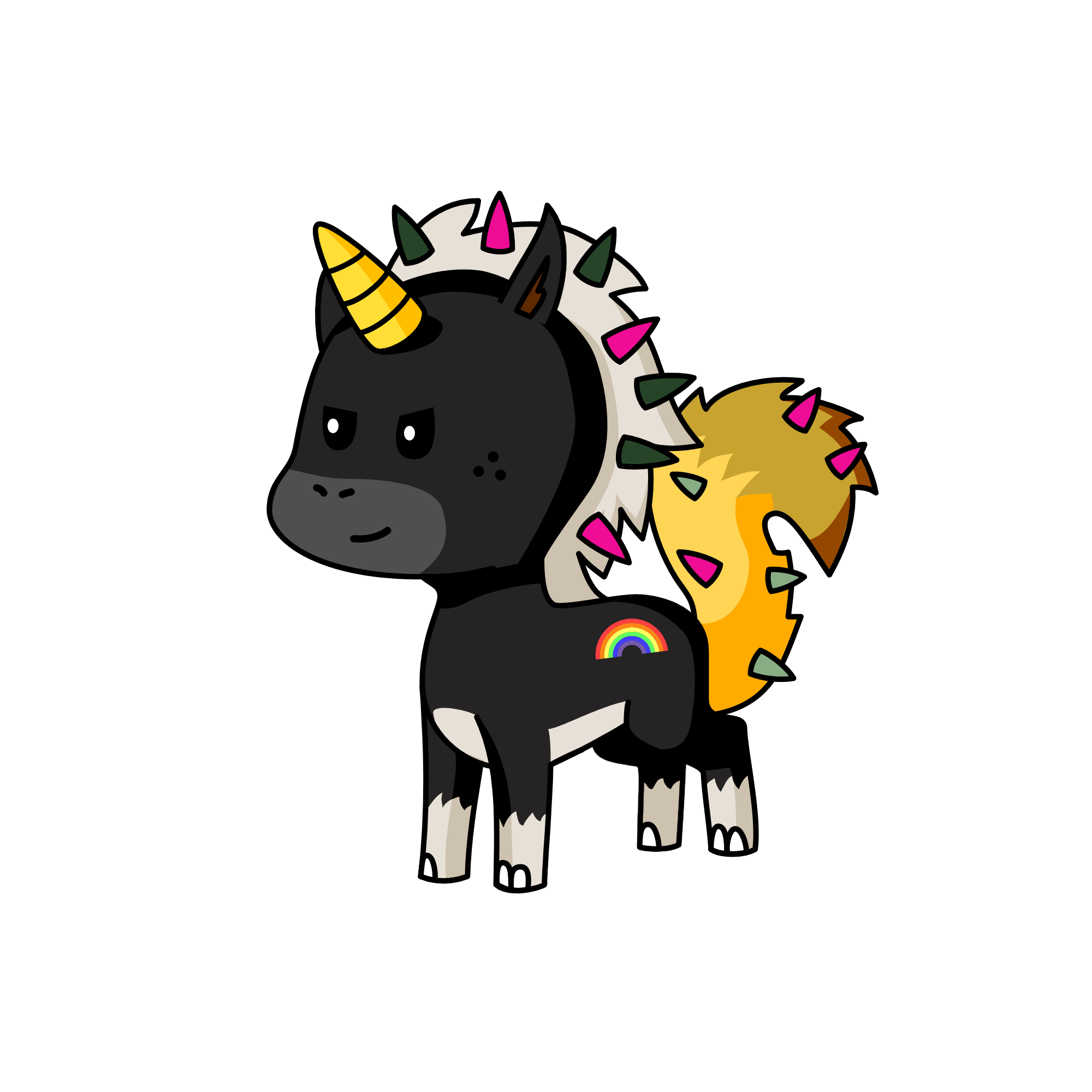 i bow to you nightly, the unicorn