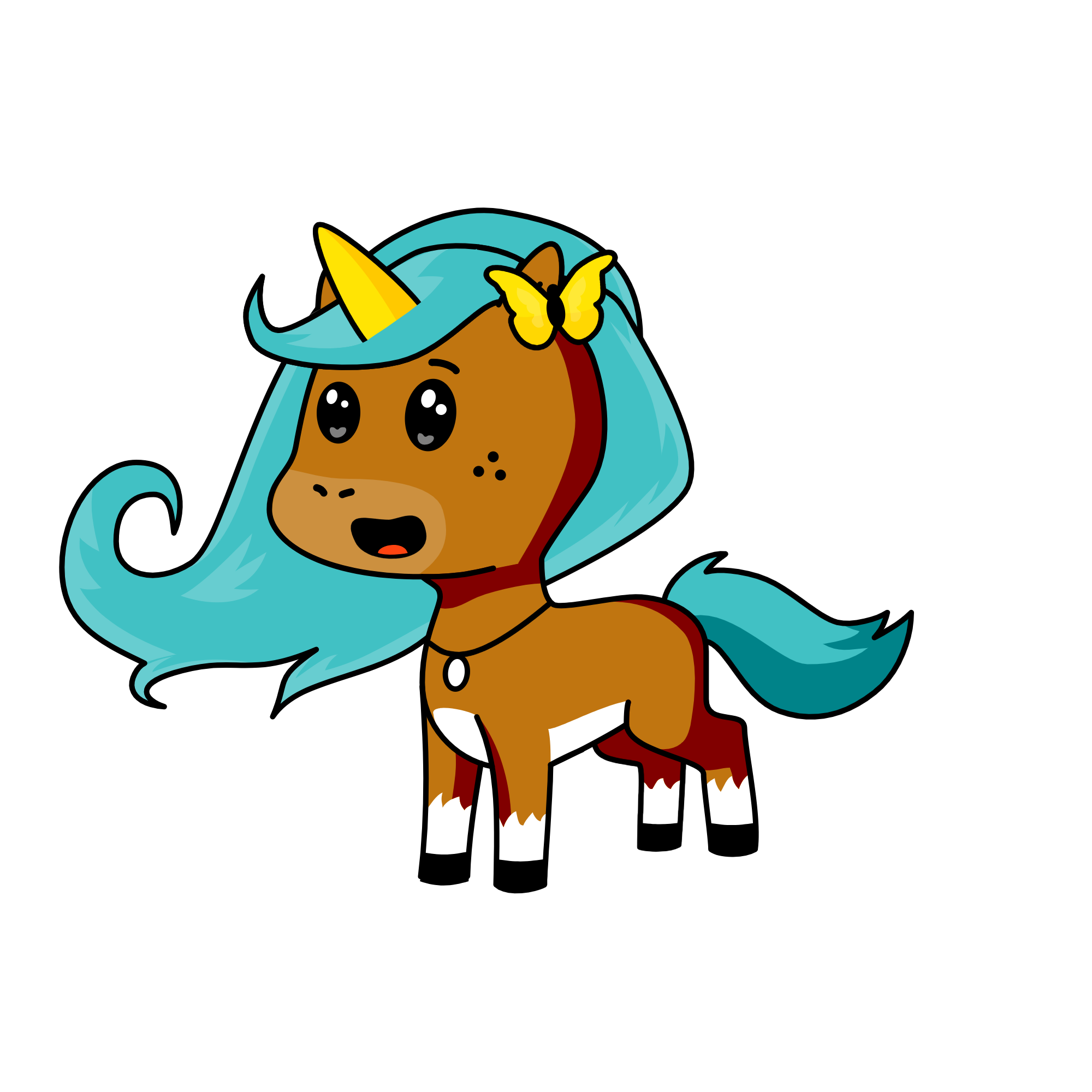 Butter, the unicorn