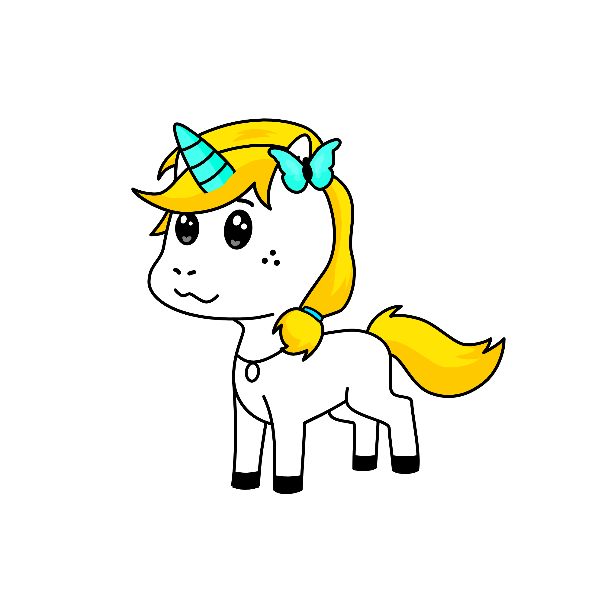 Crystal twilight, the unicorn