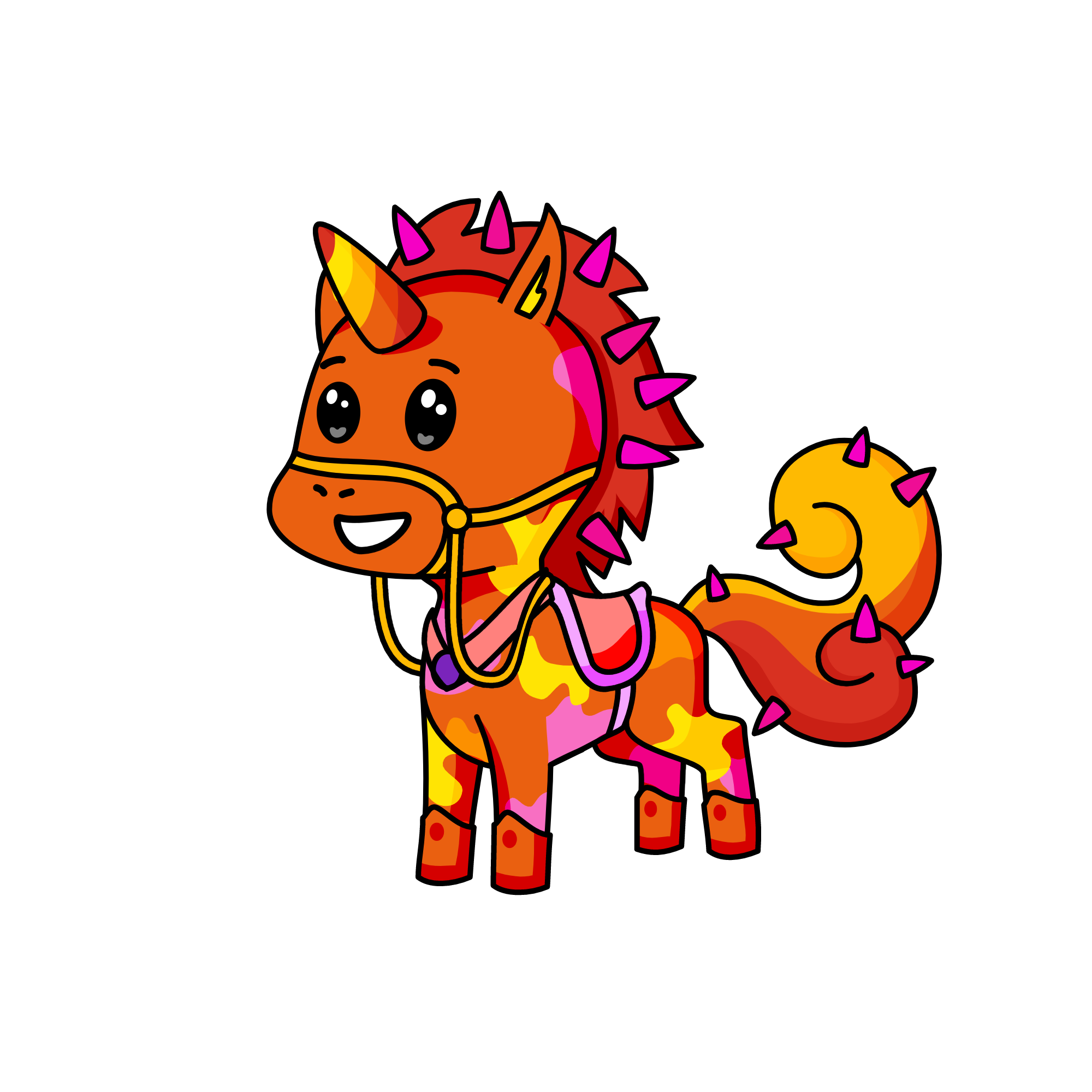 Firetha, the unicorn