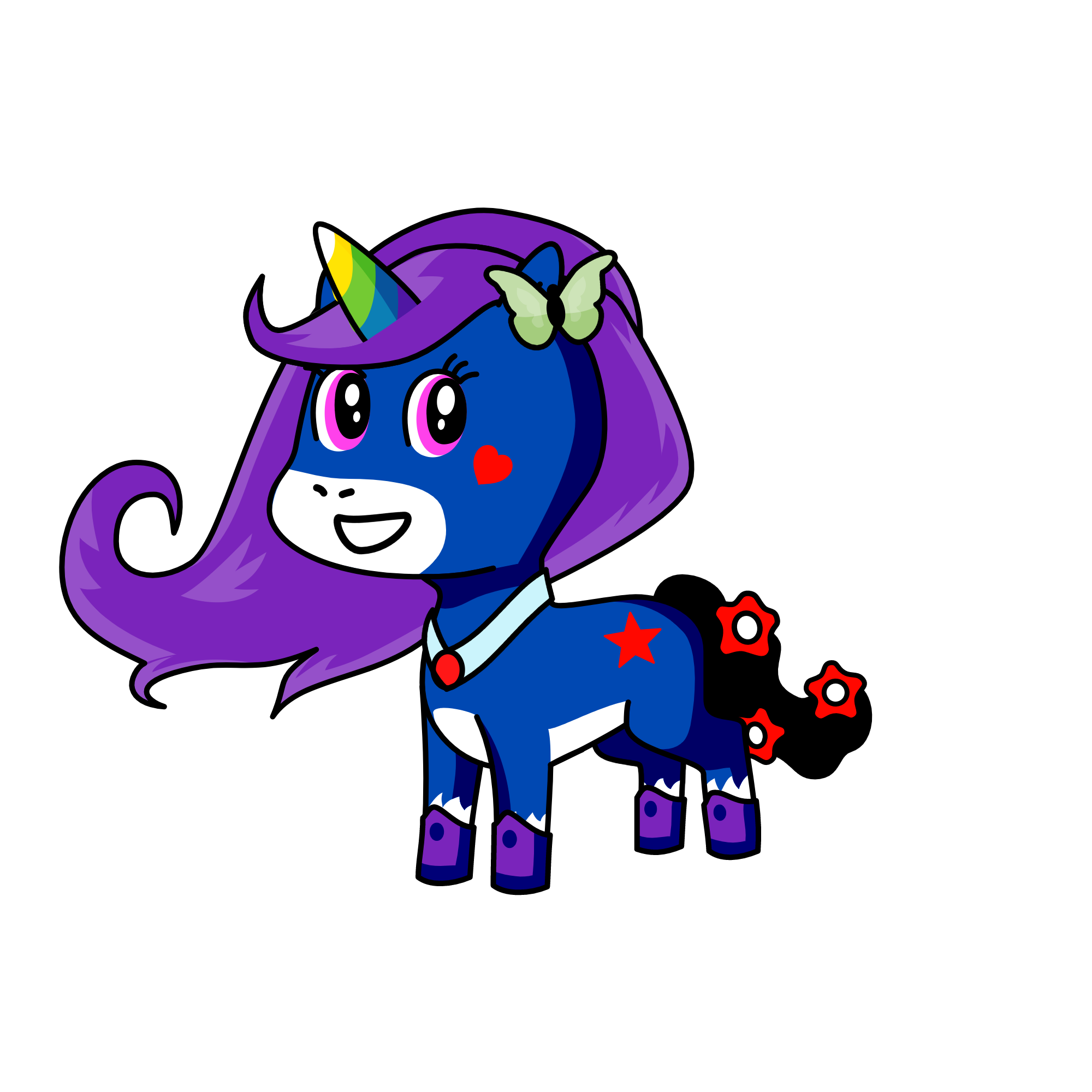 star night, the unicorn