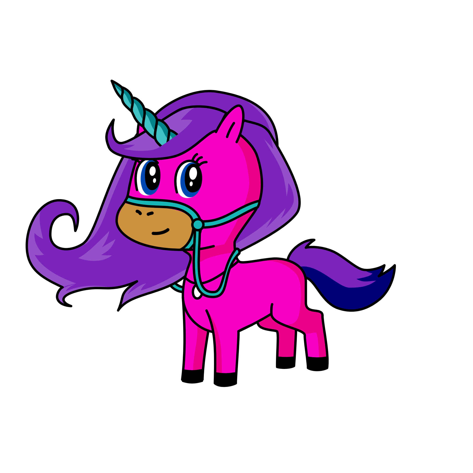 Pony, the unicorn