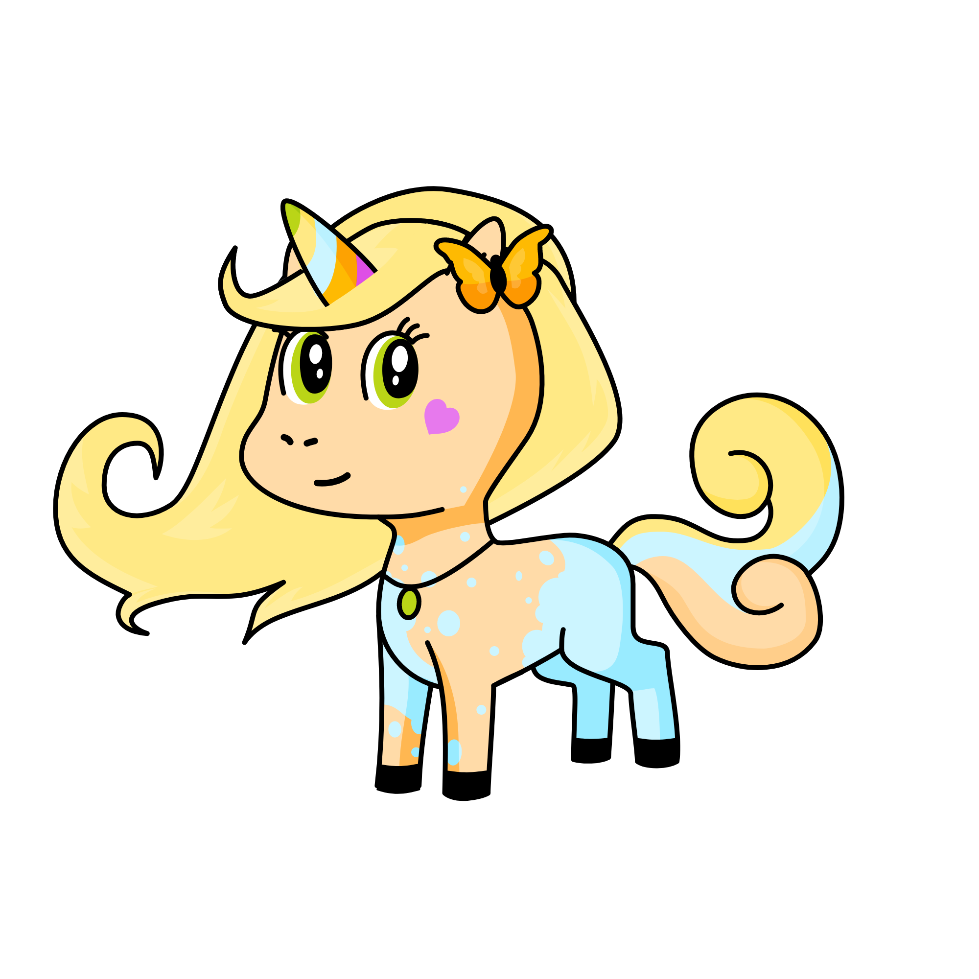 sally, the unicorn