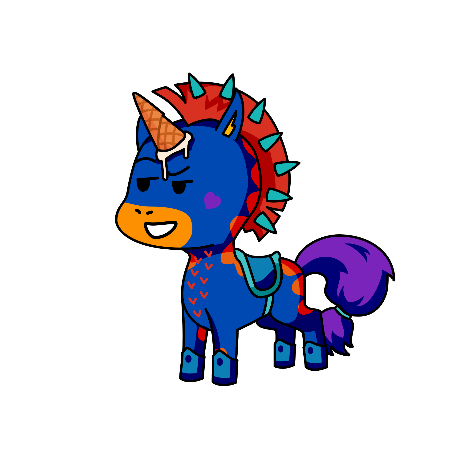 o o, the unicorn