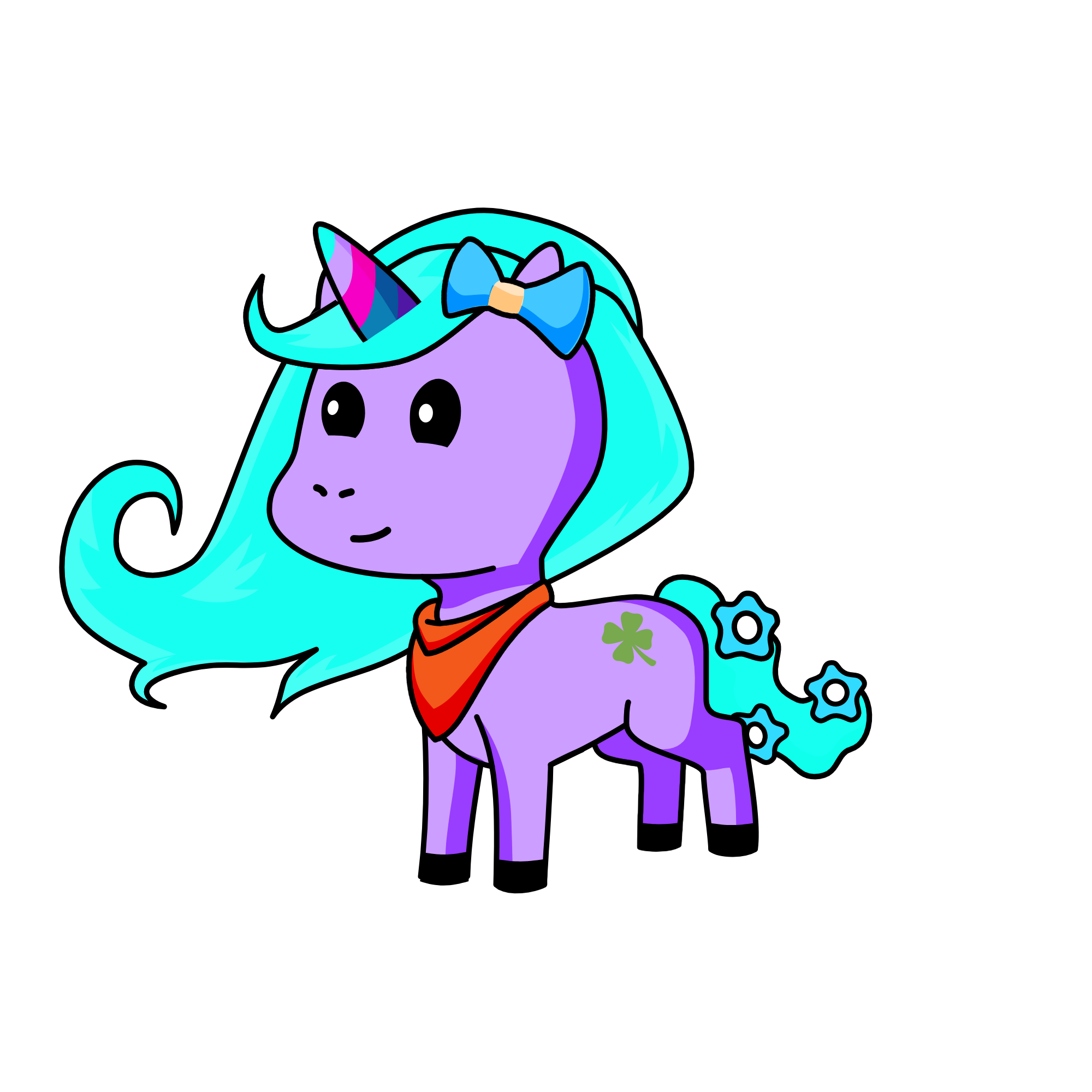 snowy, the unicorn