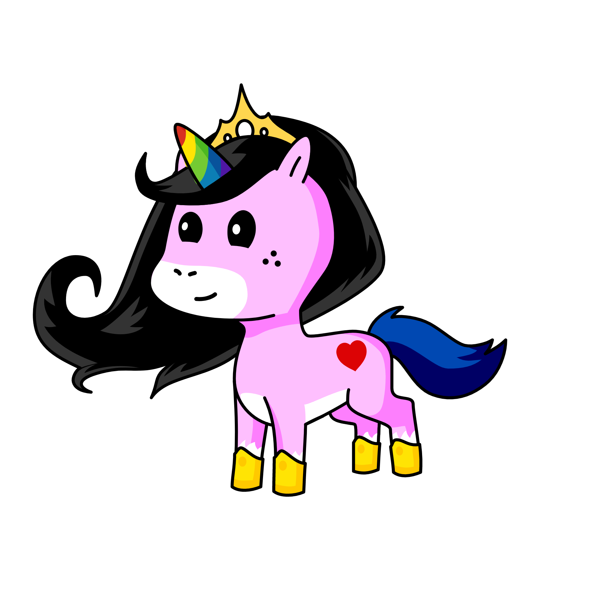 younicon, a Younicorn friend of xyz on Cornify