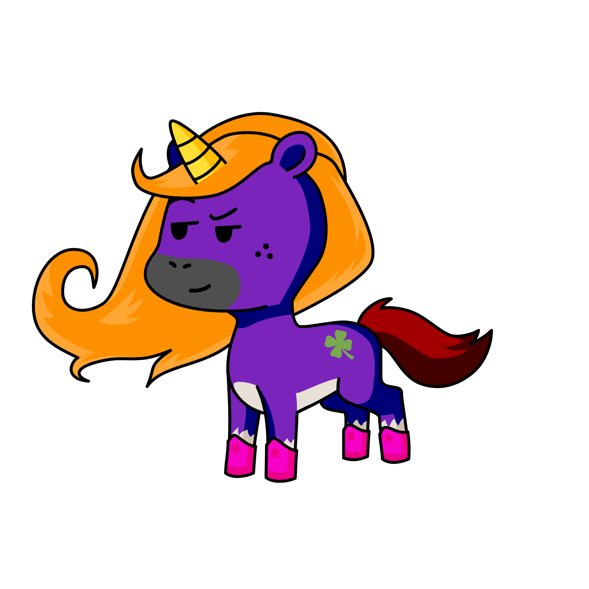 shiny, the unicorn