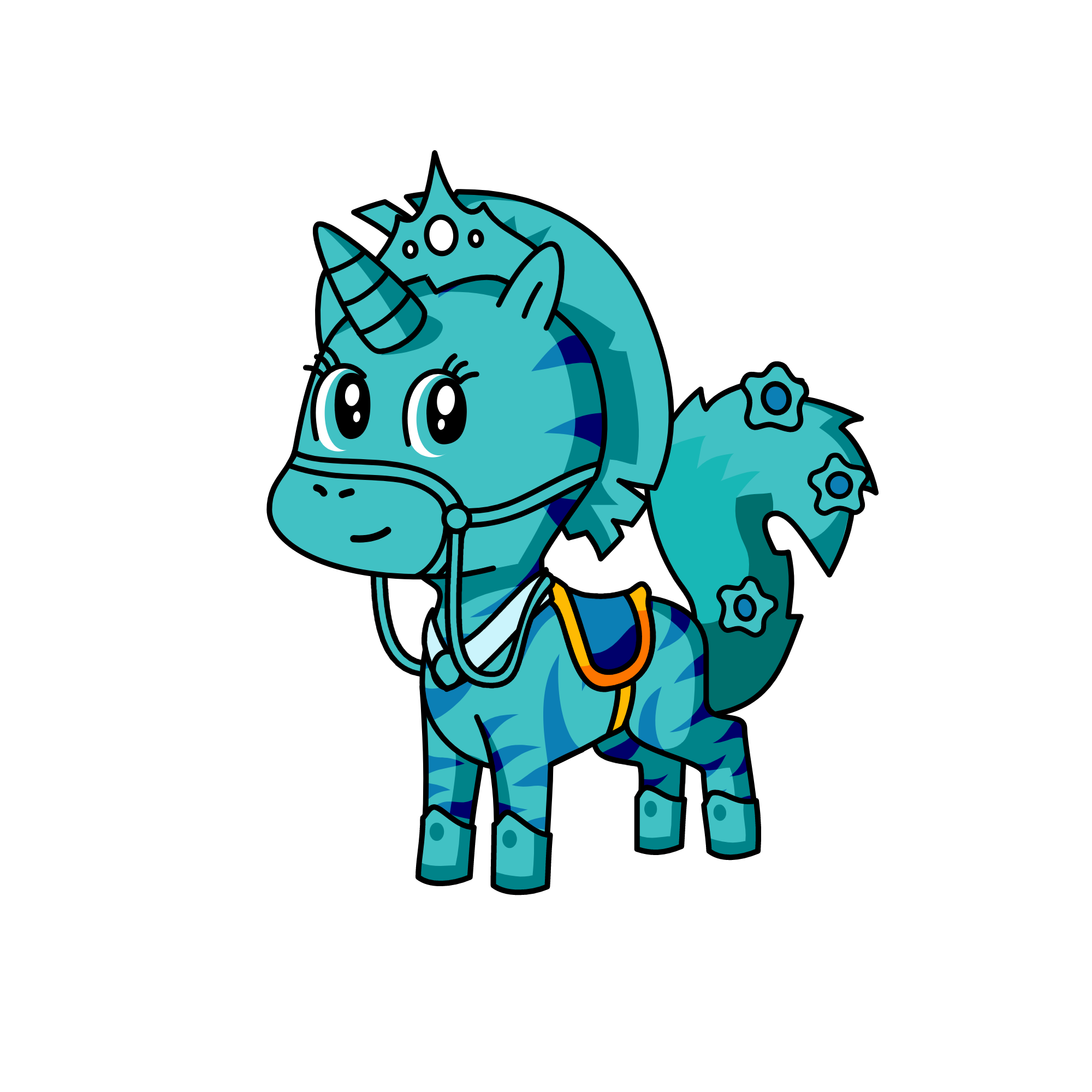 Q snow, the unicorn