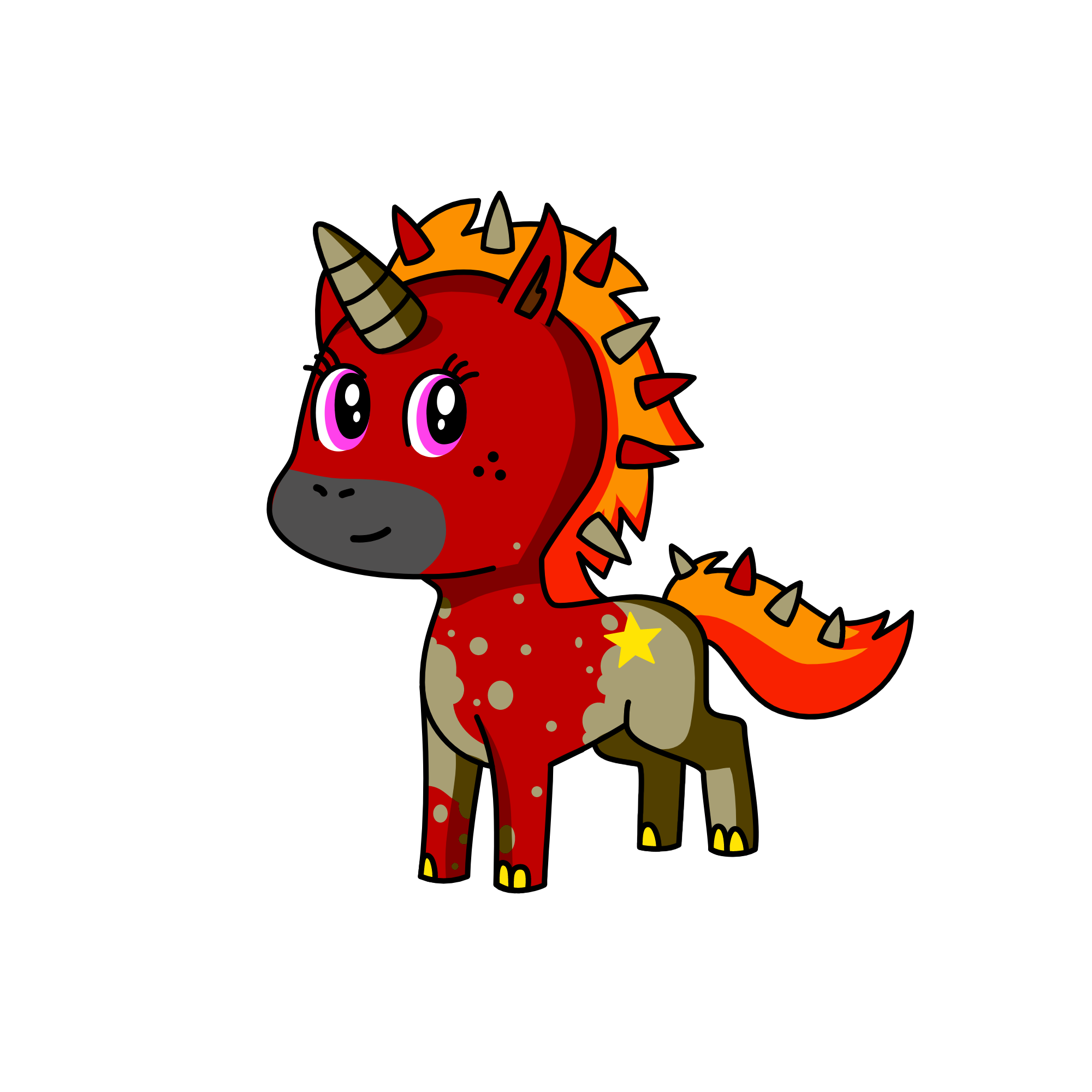 fire, the unicorn