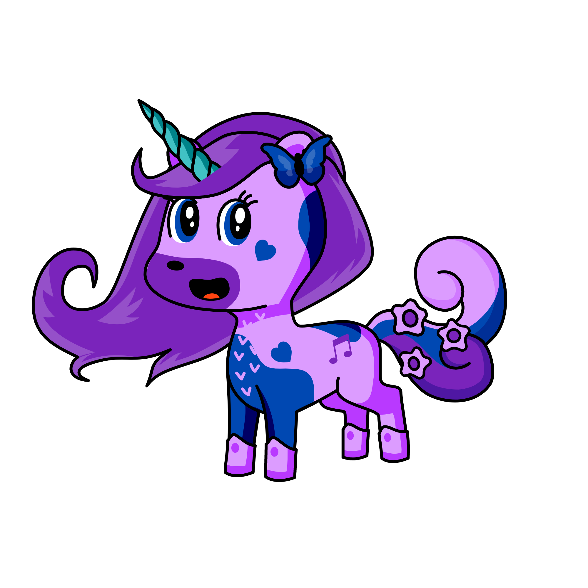Luna Jr, the unicorn