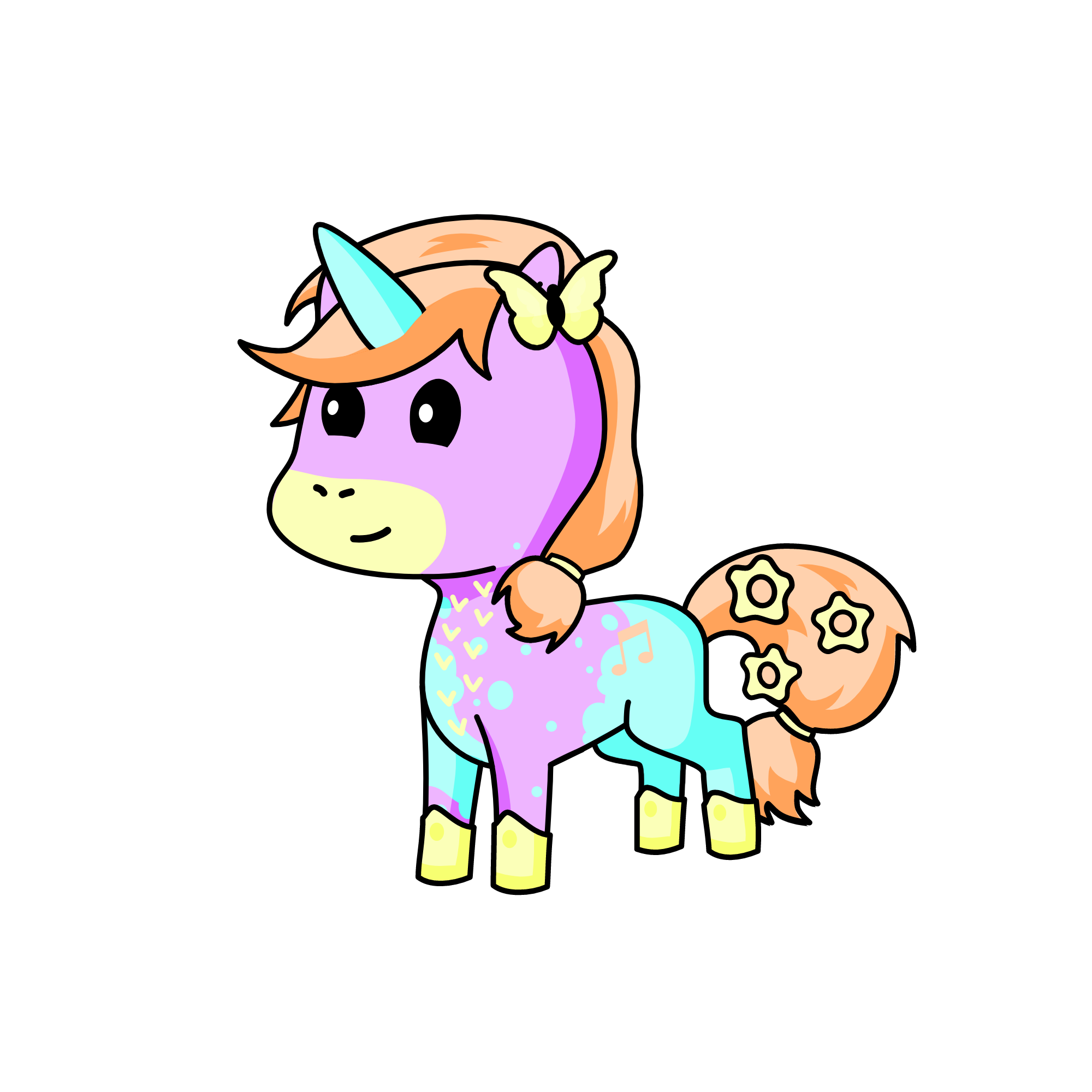 Princess Pastel, the unicorn