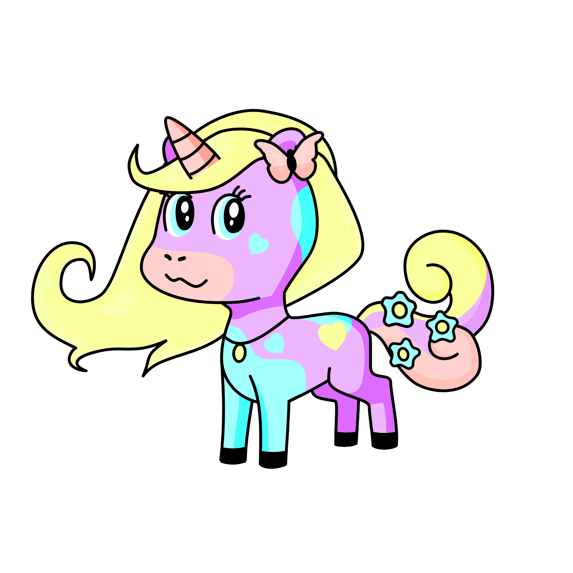 Cotton Candy, the unicorn