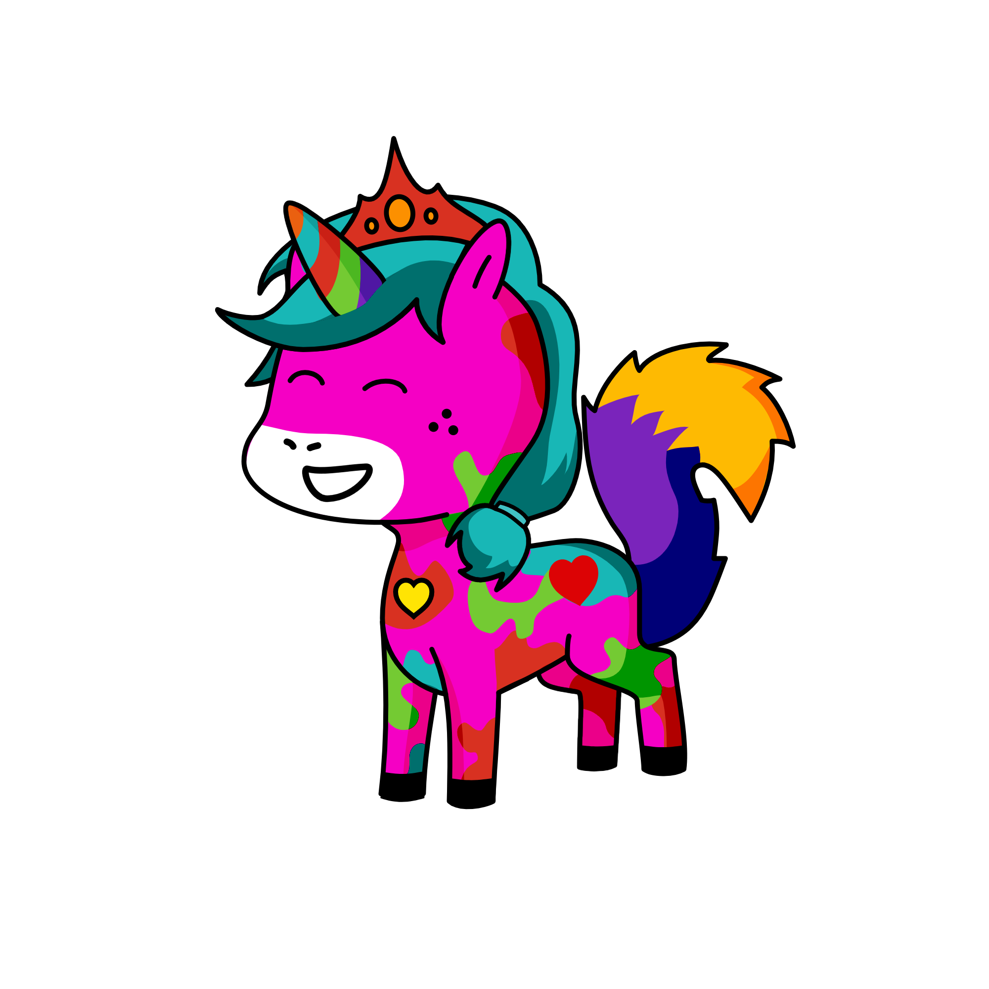 Princess Ponie, the unicorn