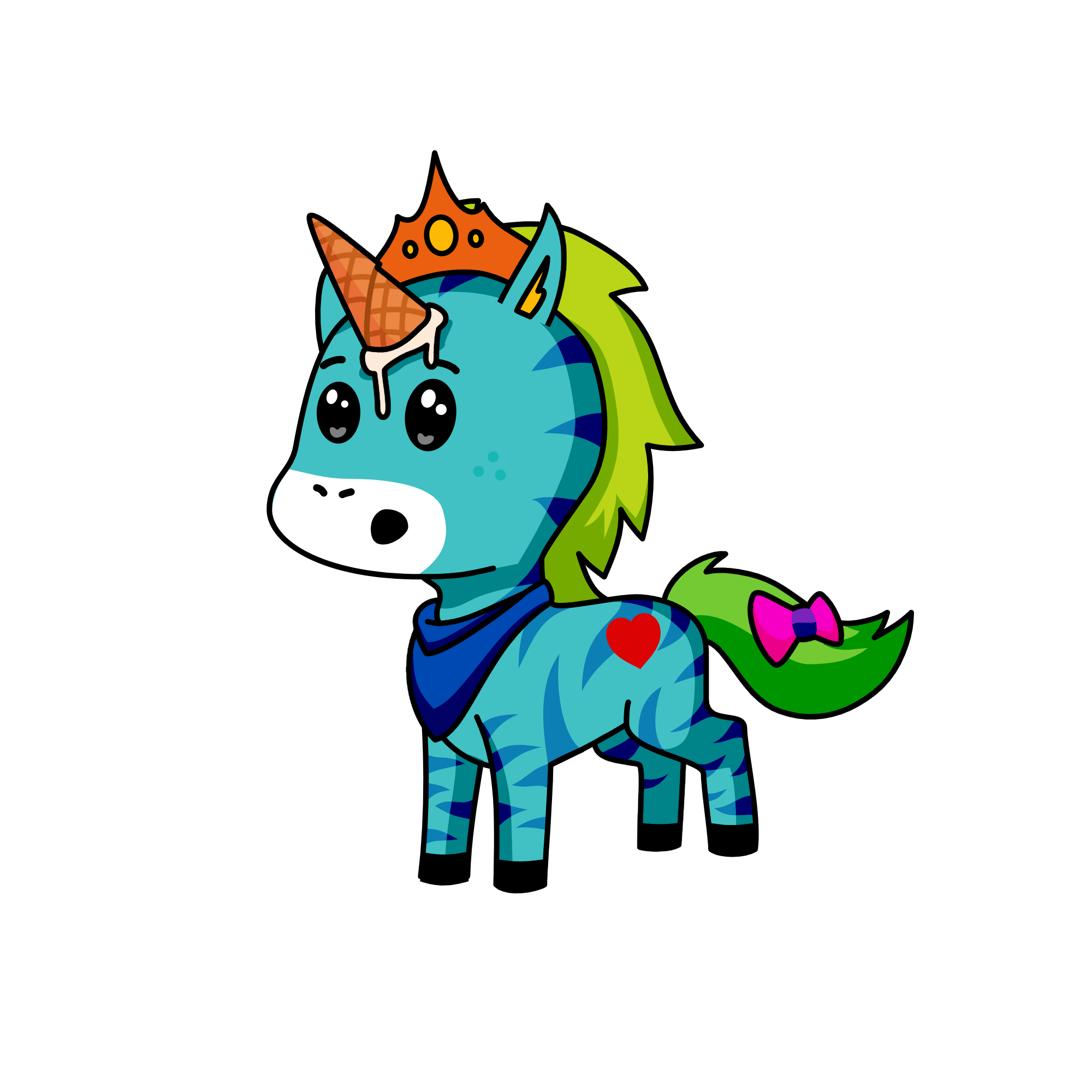 Princess Dina, the unicorn
