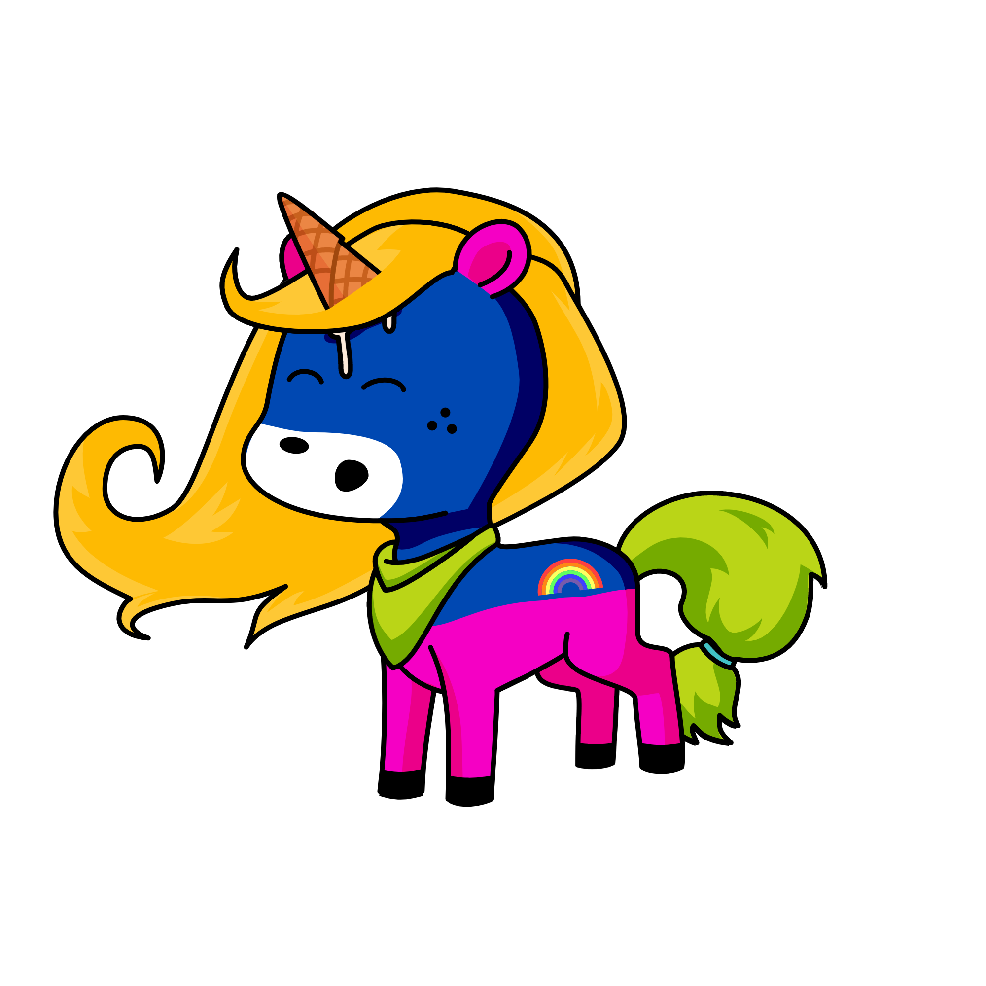 Princess Gishy, the unicorn