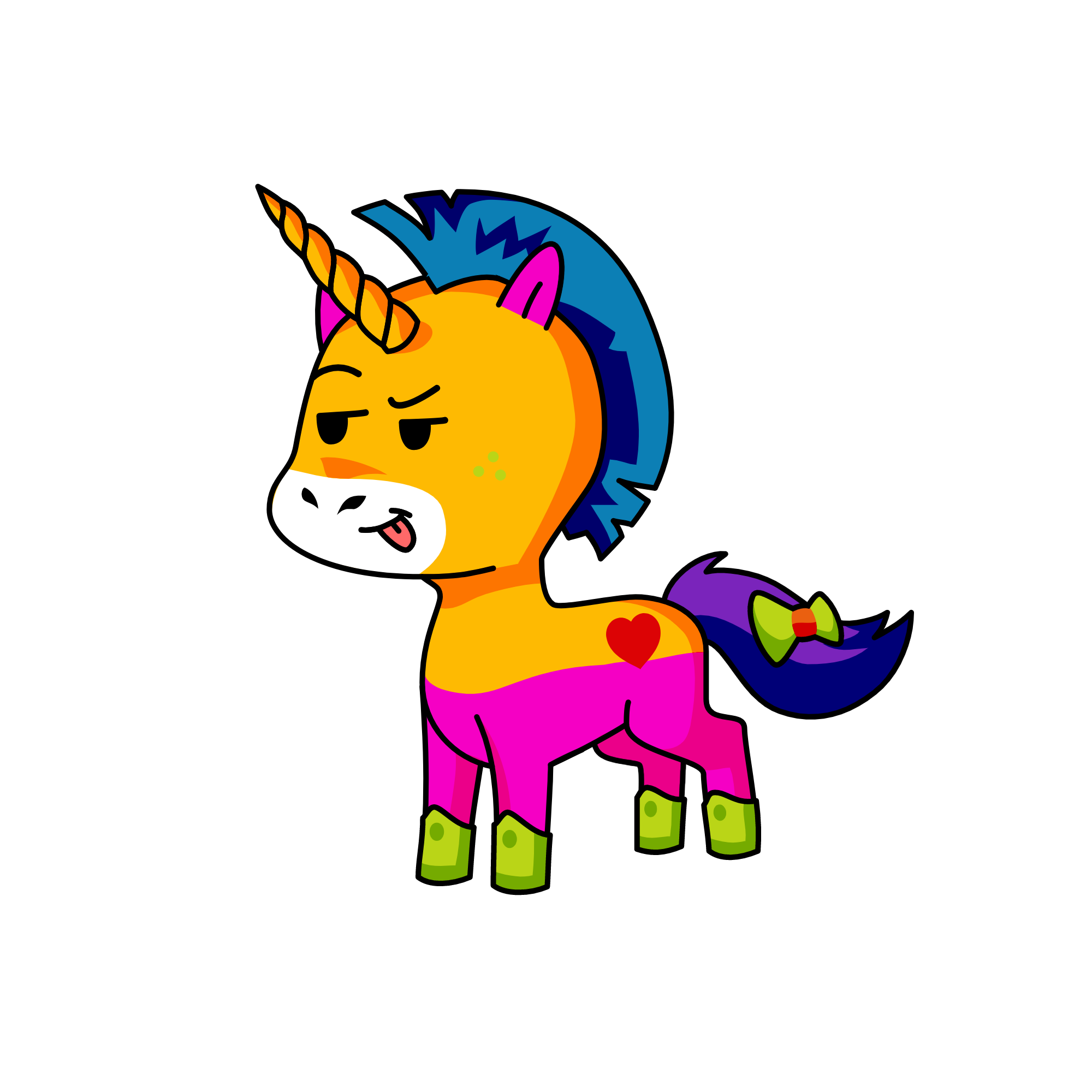 Princess Gishy, the unicorn