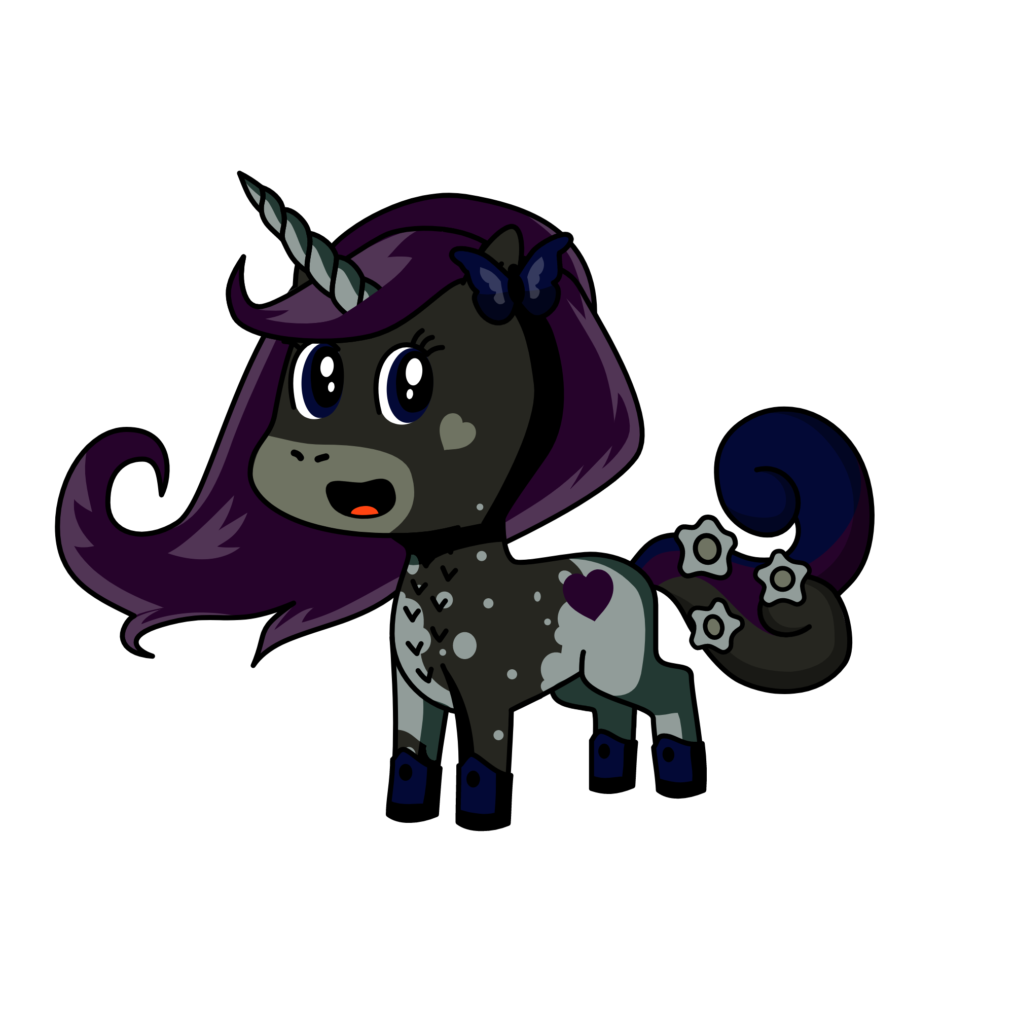 Midnight, the unicorn