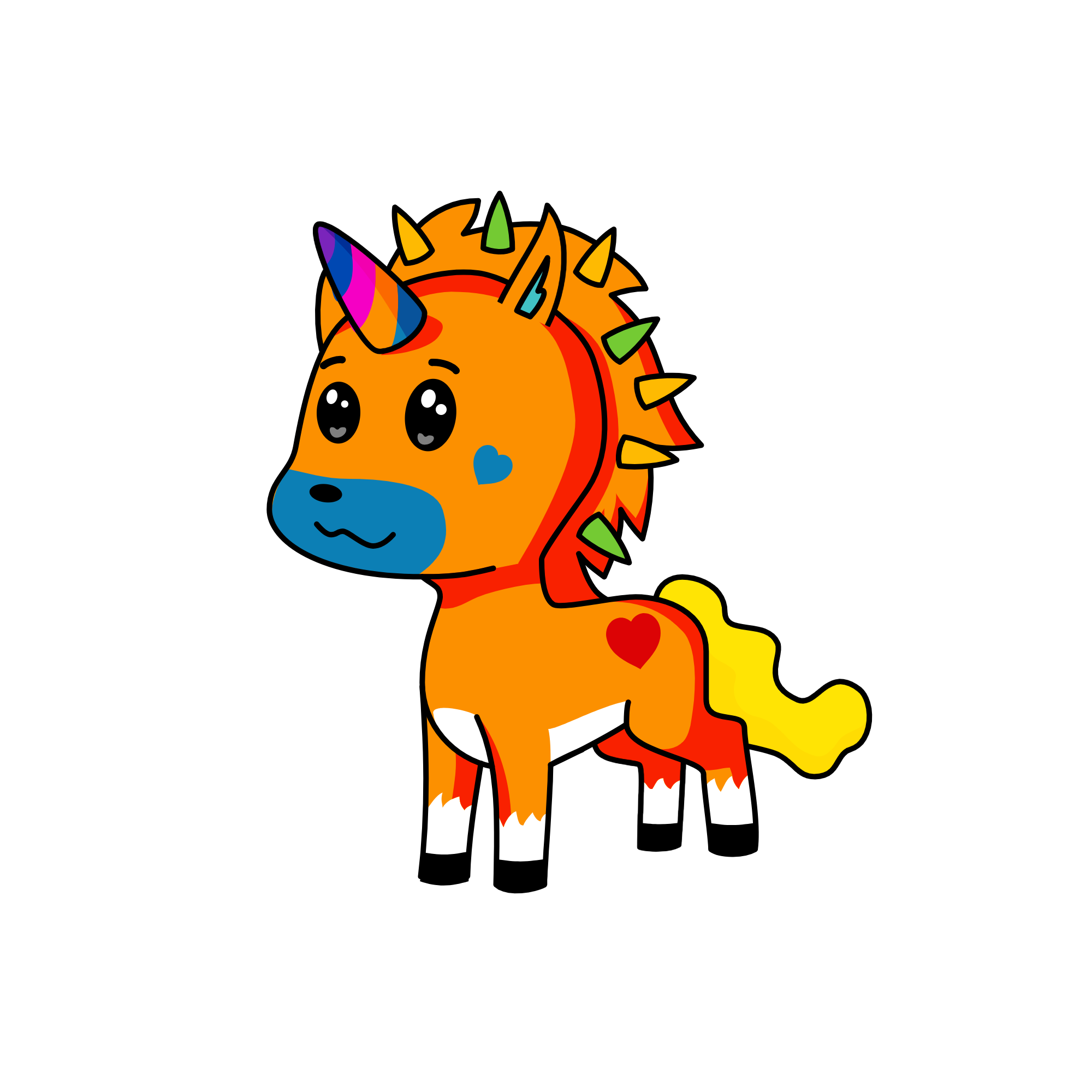 Princess Girdie, the unicorn
