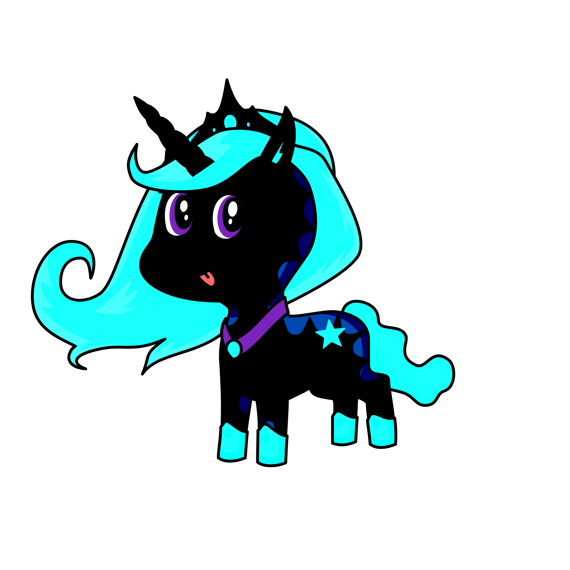 Queen Nebula of The Starcorns, the unicorn