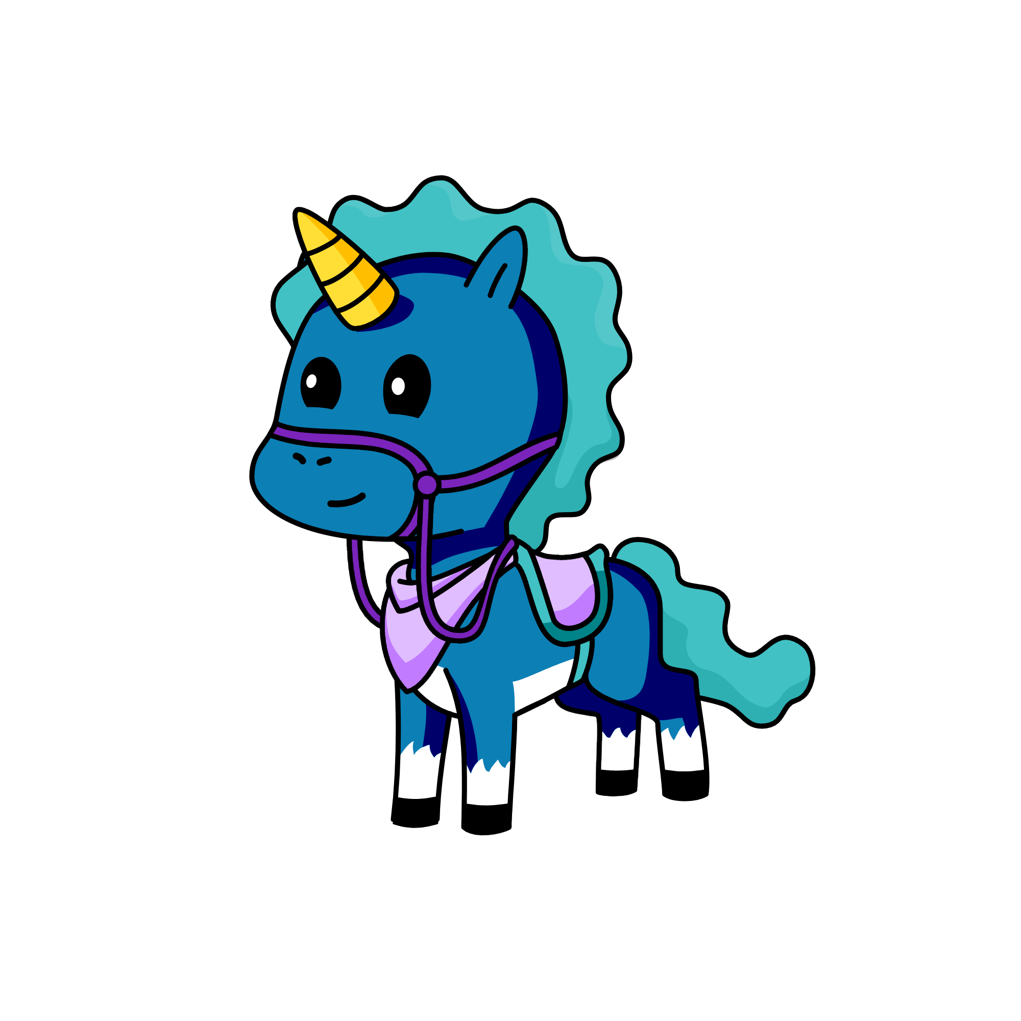 Sparkles, the unicorn