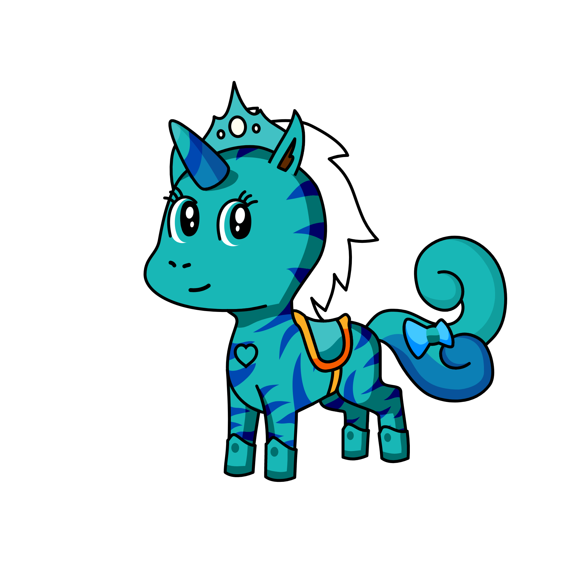 snowy, the unicorn