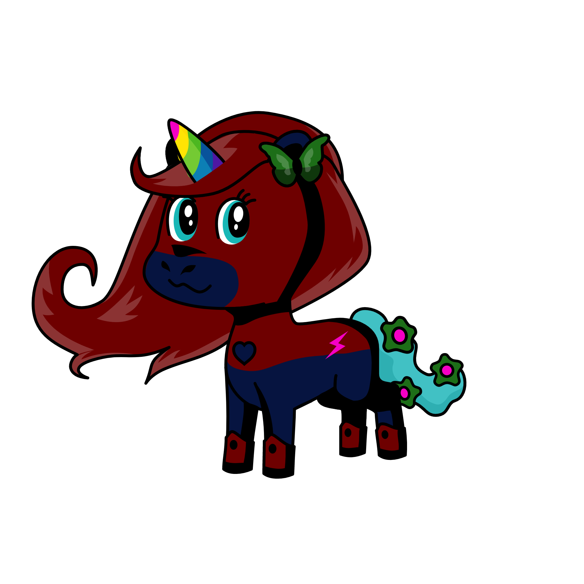 VIOLET, the unicorn