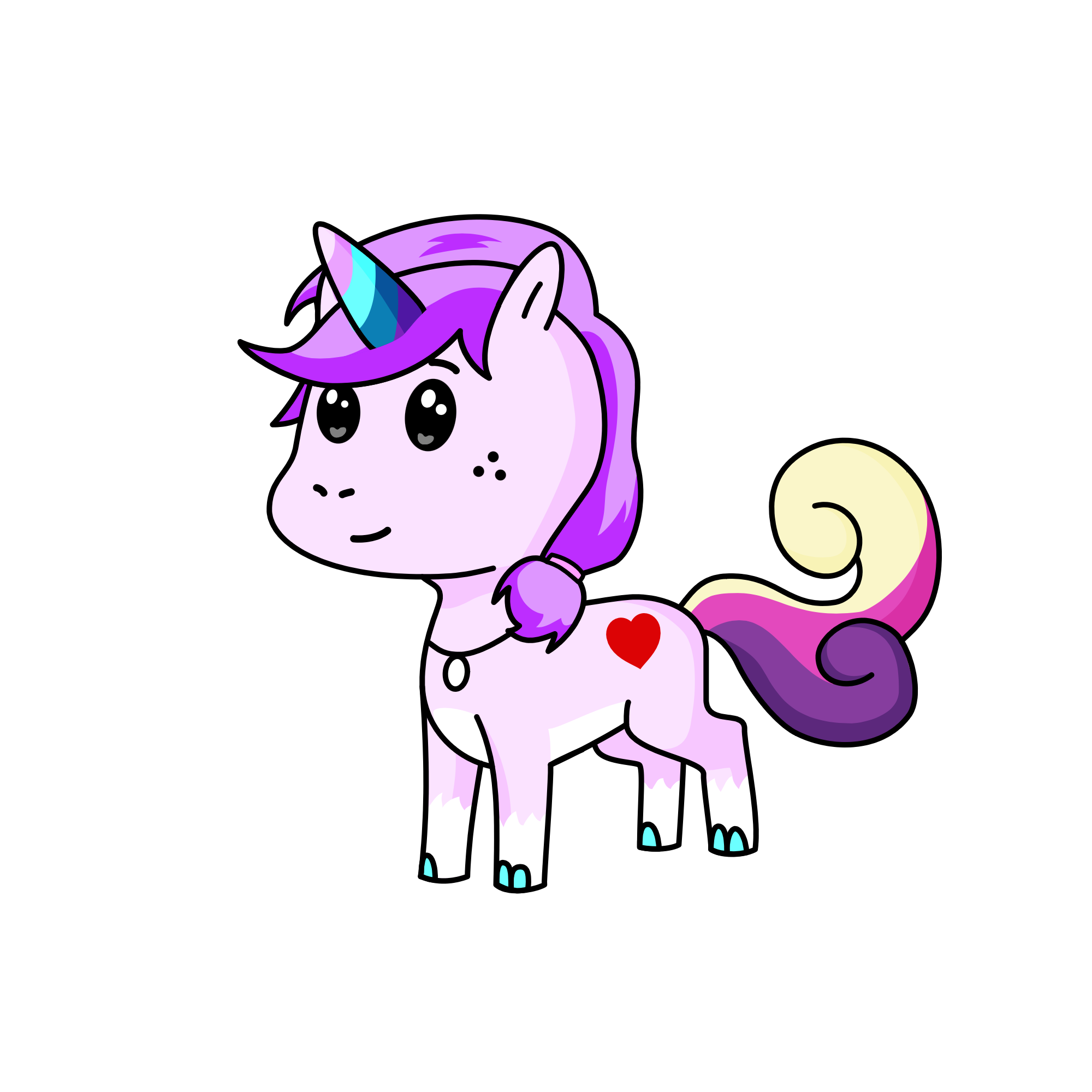 Baby bubbles, the unicorn