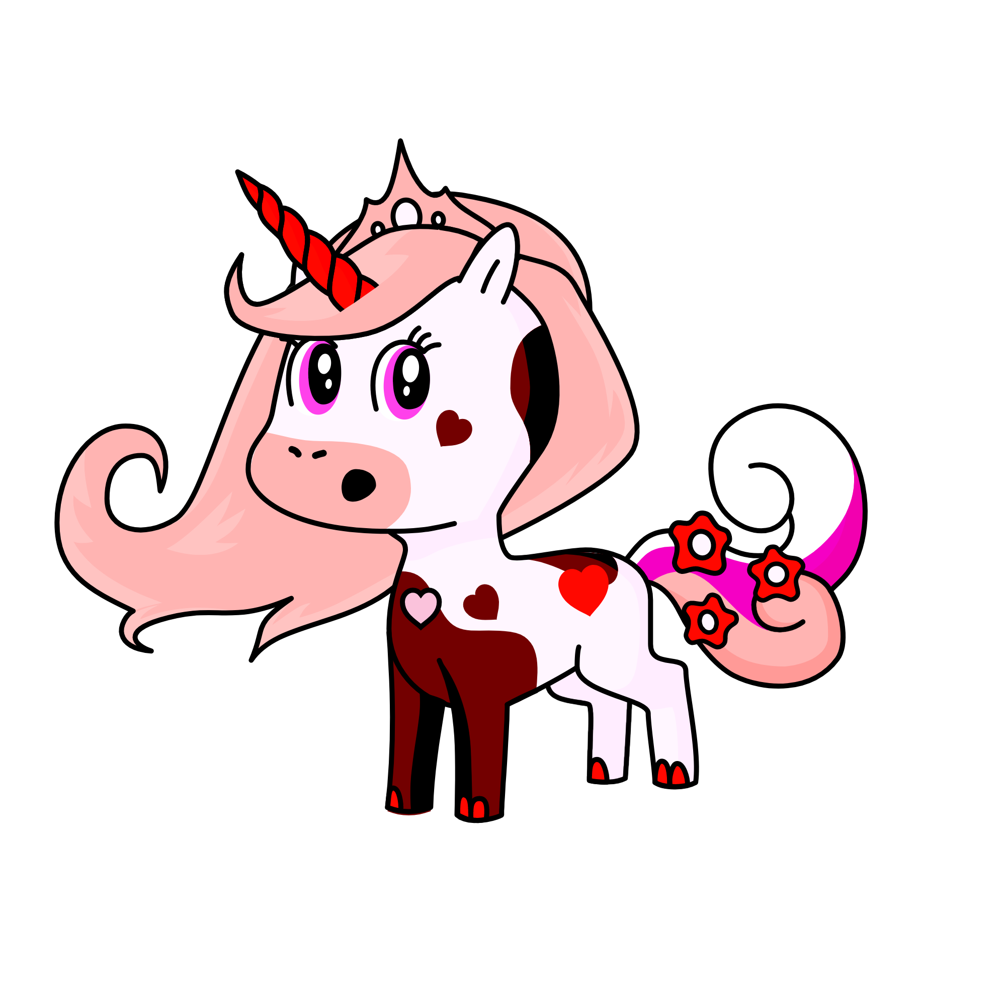 Candy love, the unicorn