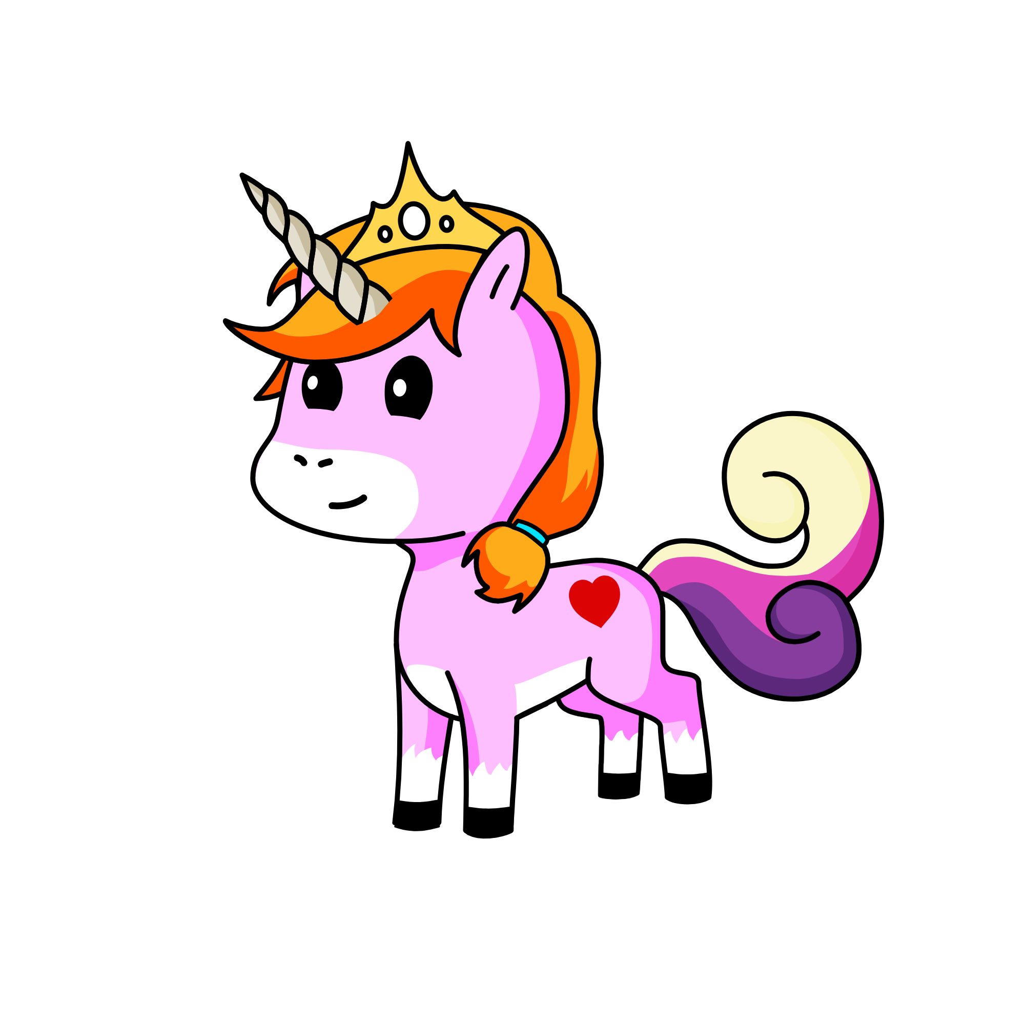 Lavender, the unicorn