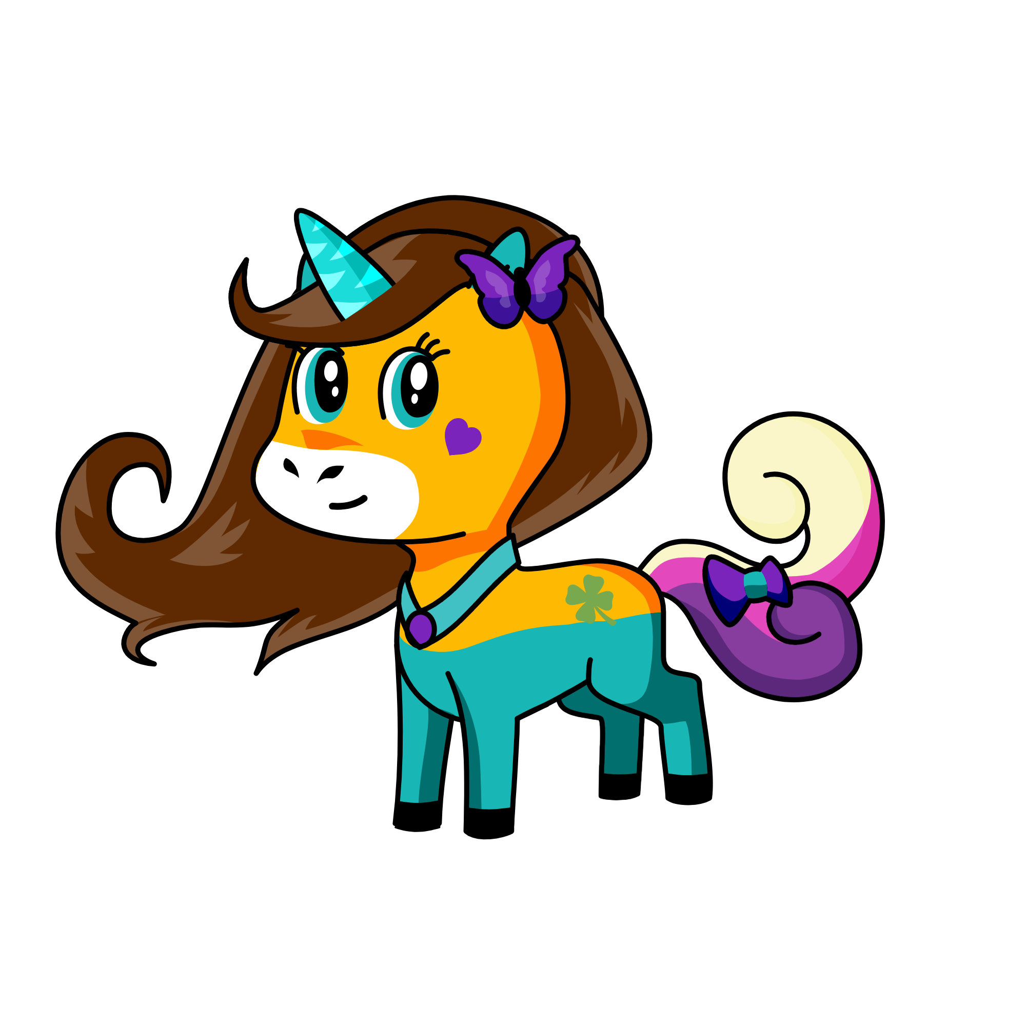 el unicornio suerte, the unicorn