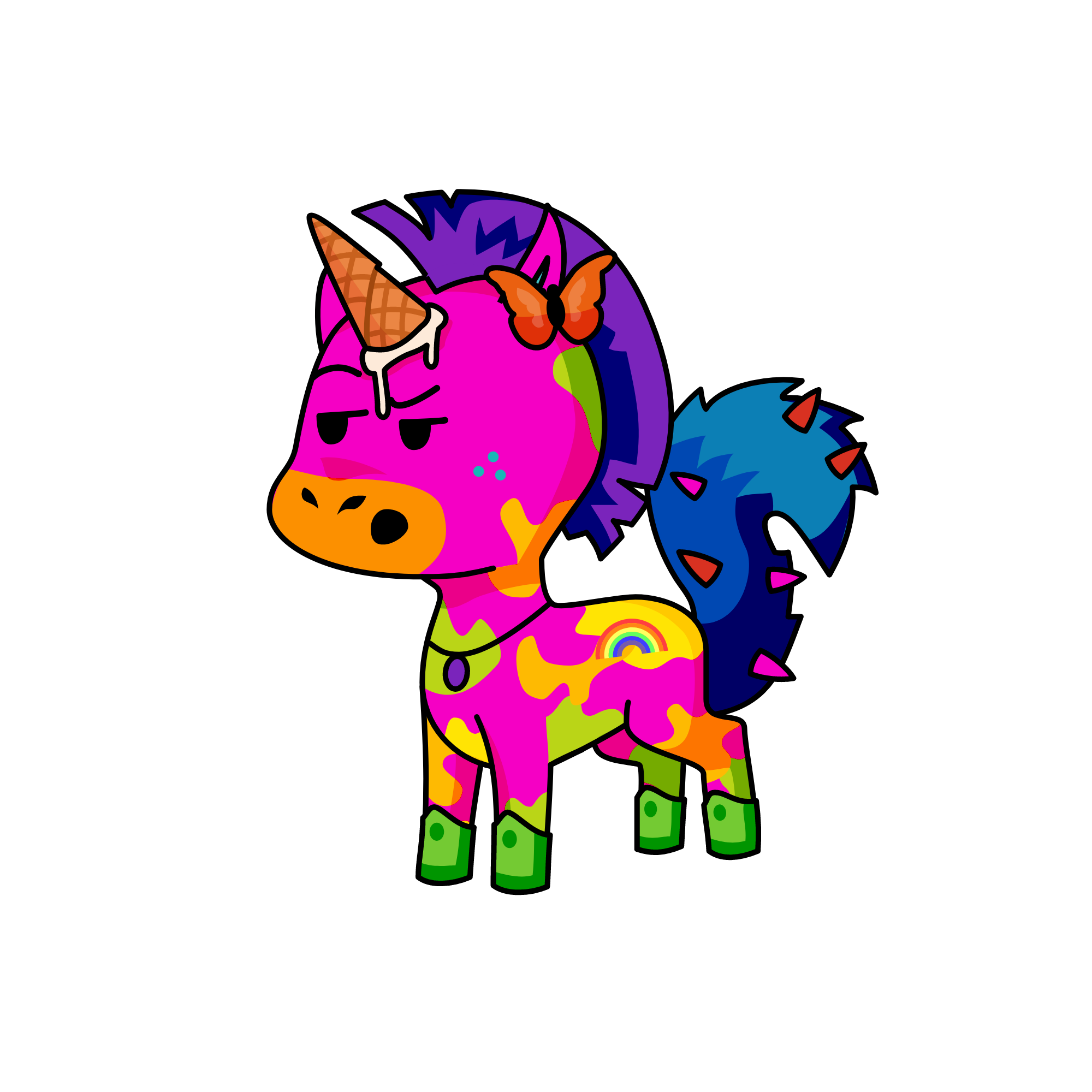 rainbow unicorn dayyyy, the unicorn