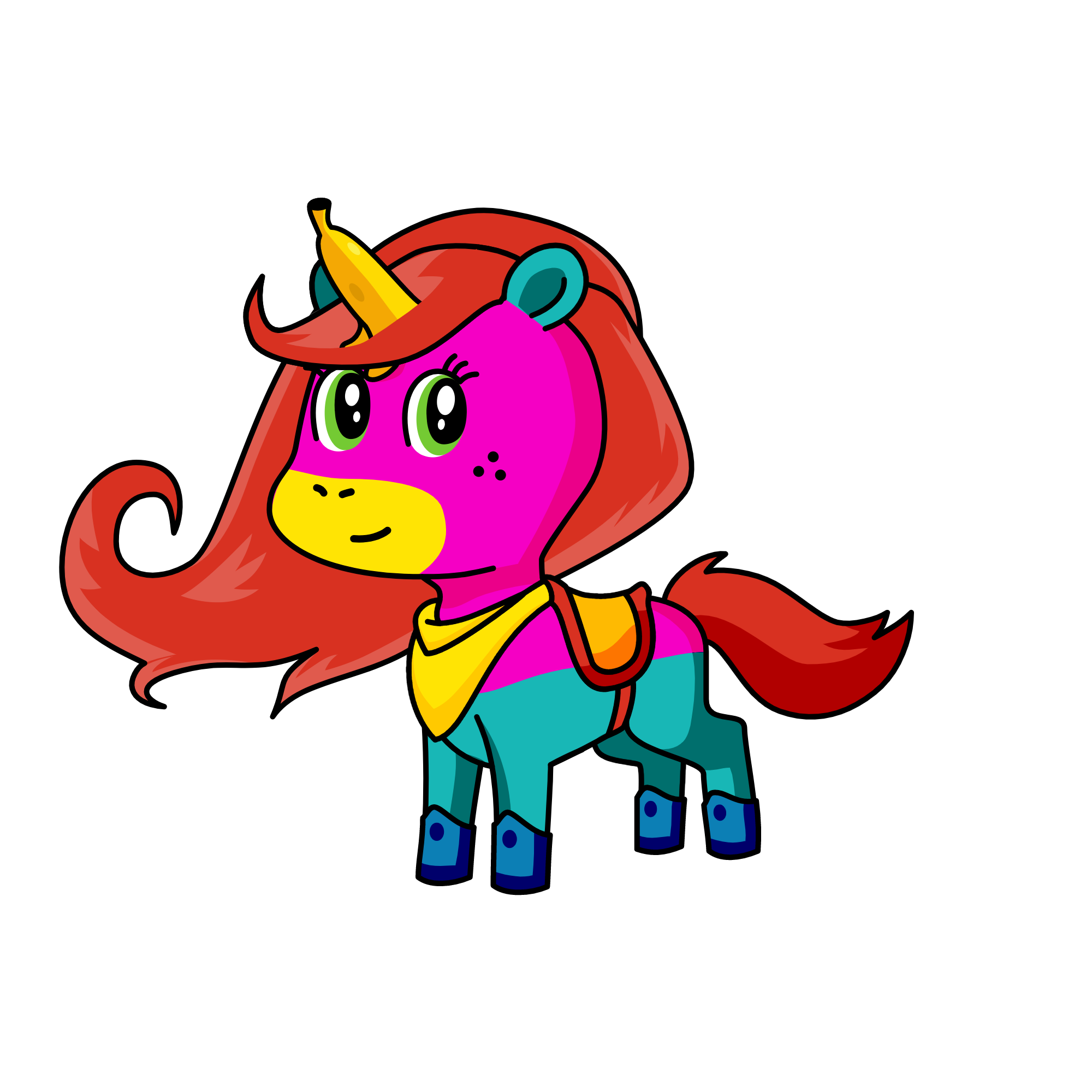 bear, the unicorn