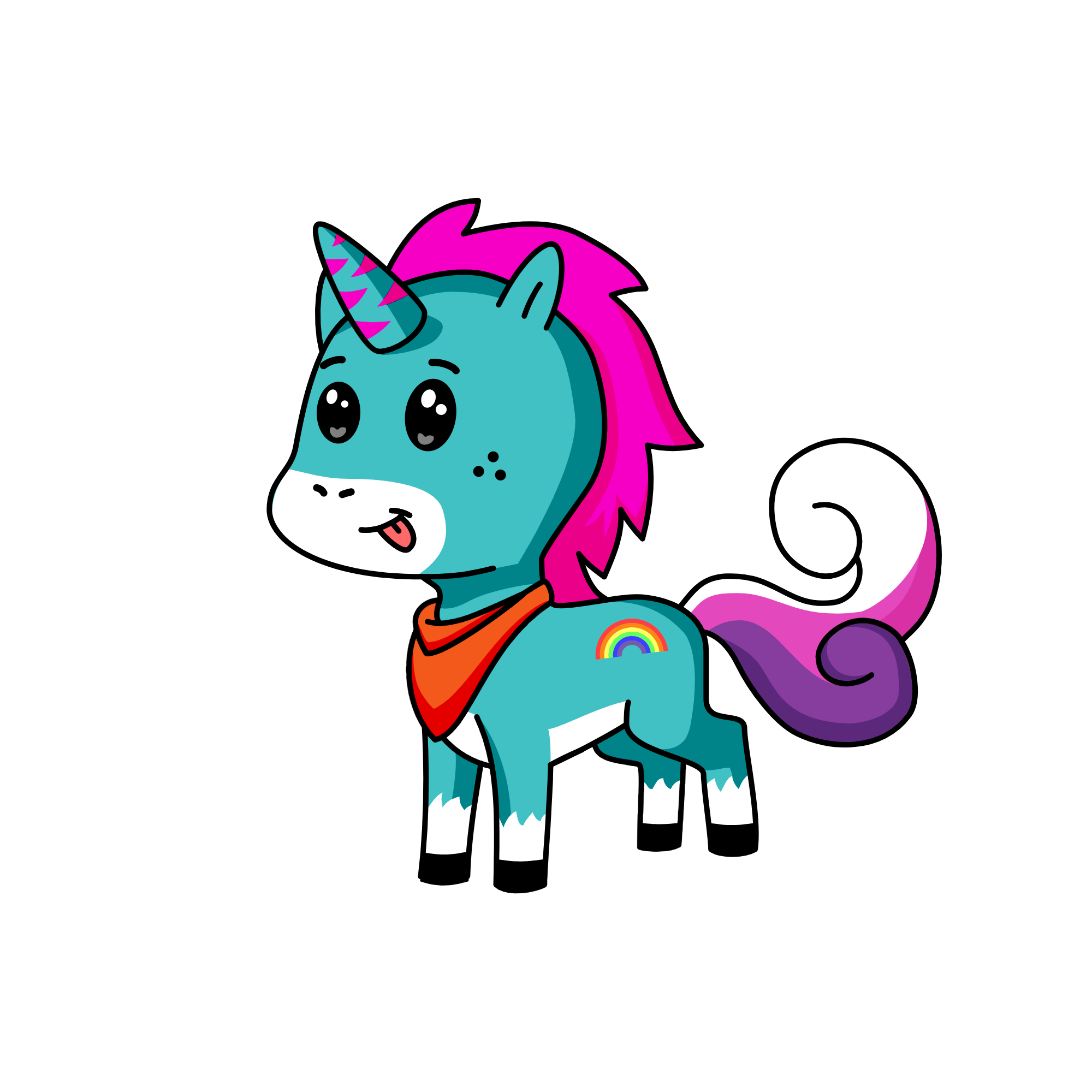 fluffy, the unicorn