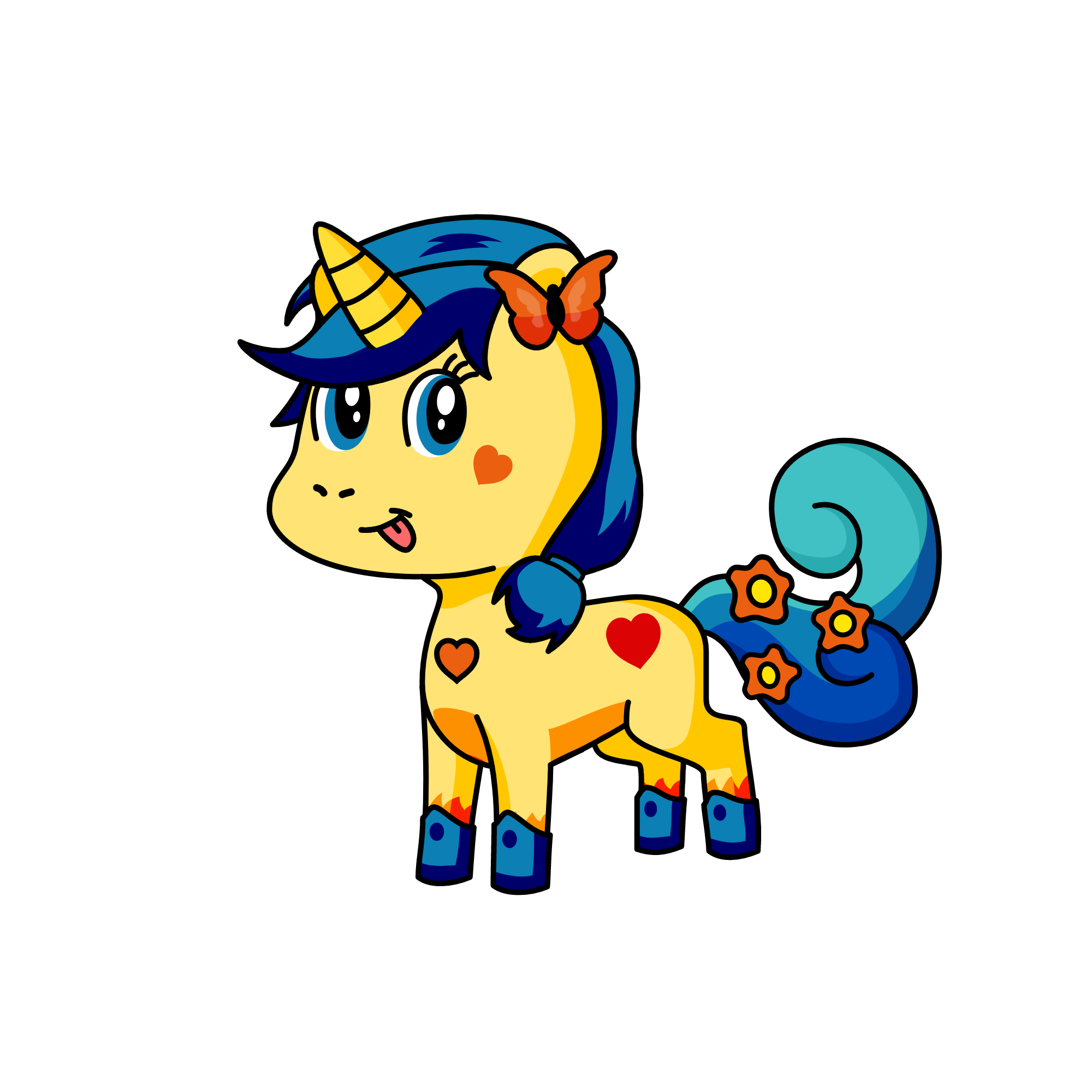 Banana, the unicorn