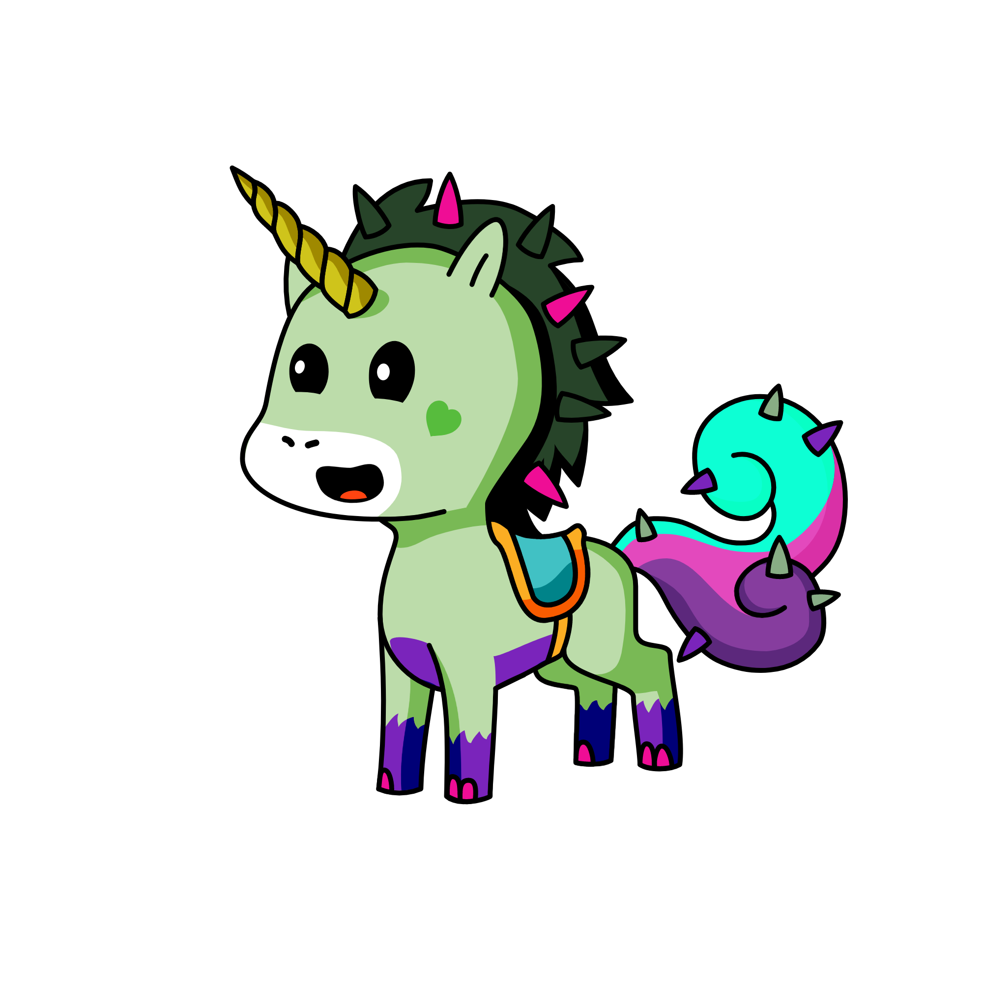 spike, the unicorn