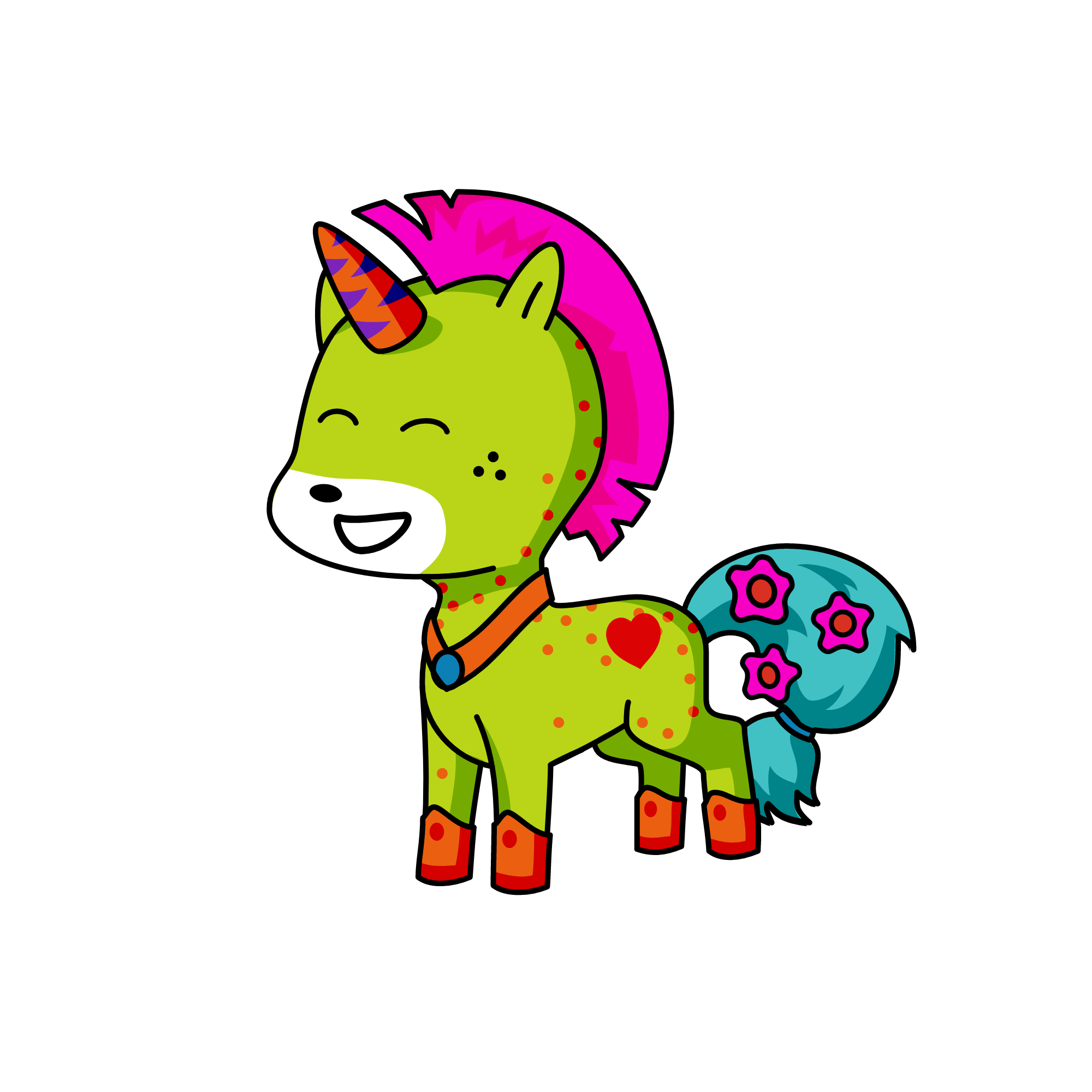 krjdfnf, the unicorn