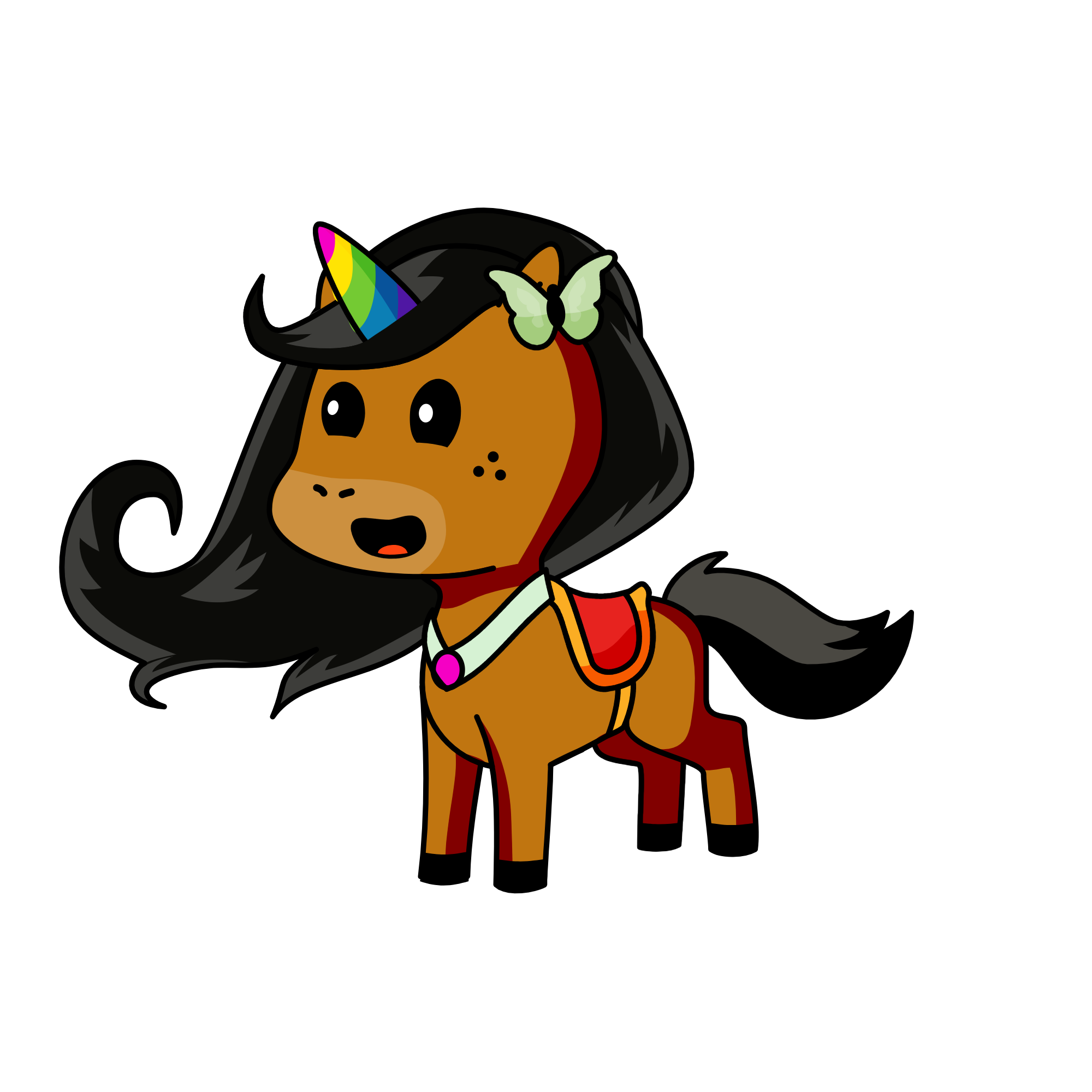 brownie, the unicorn