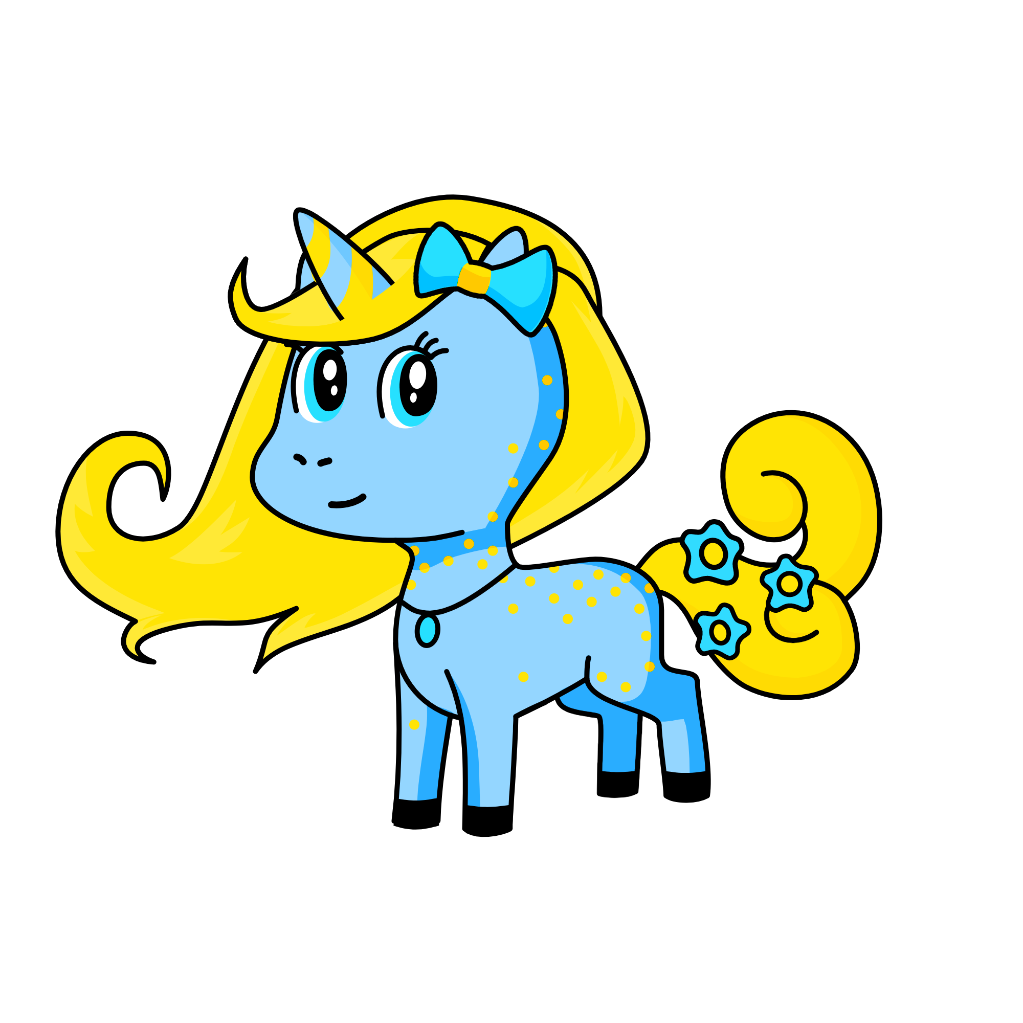 bubbles, the unicorn