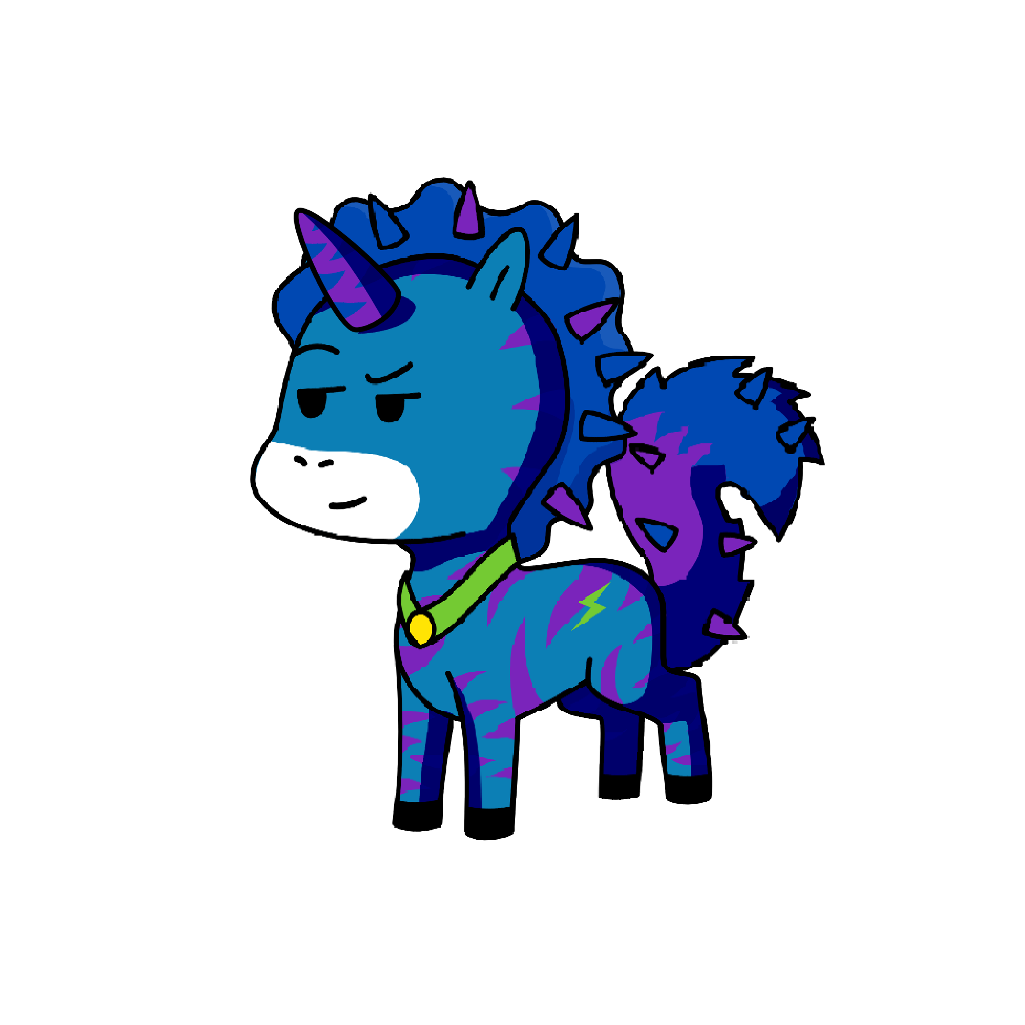 The real end of darkness, the unicorn