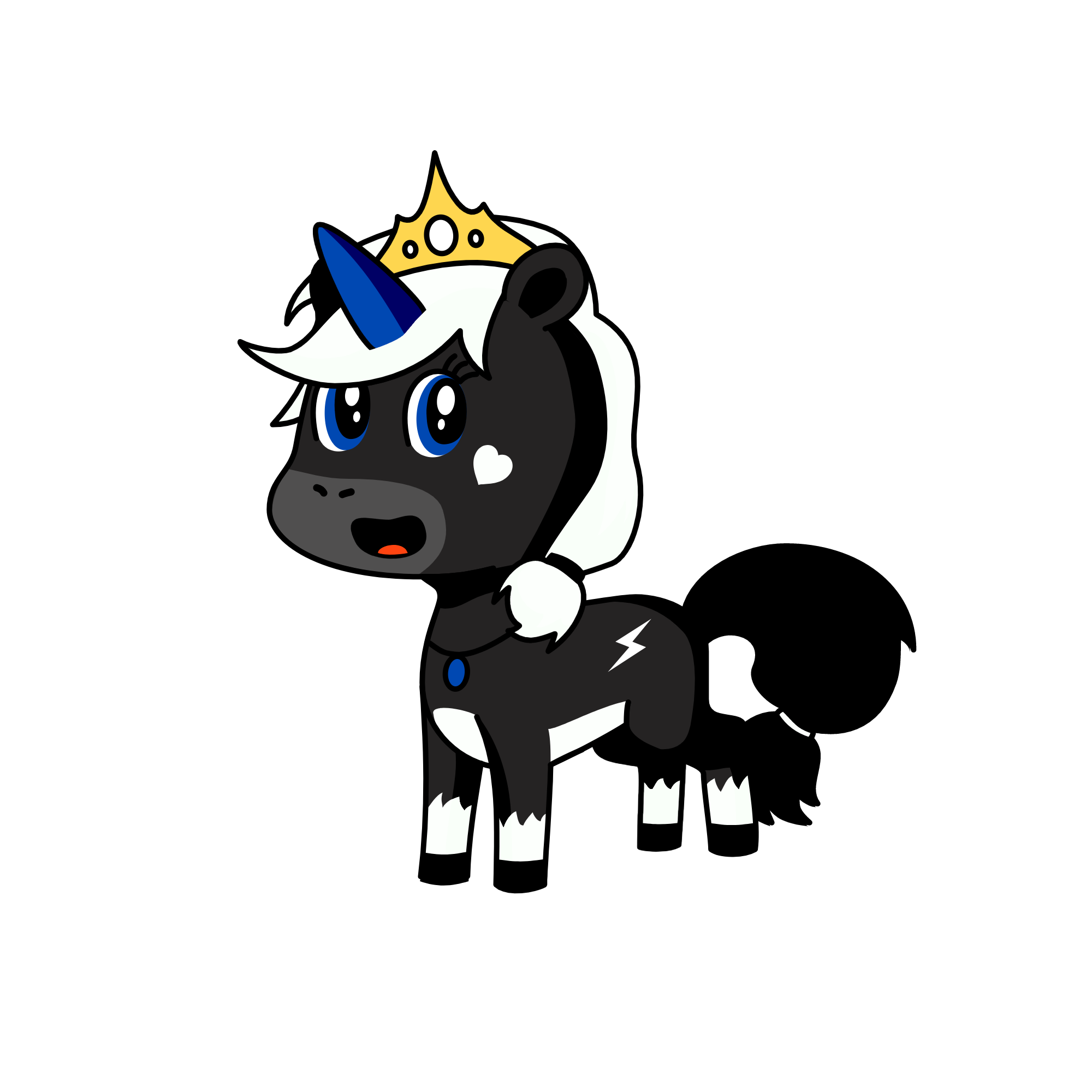 Dusty sparkle, the unicorn