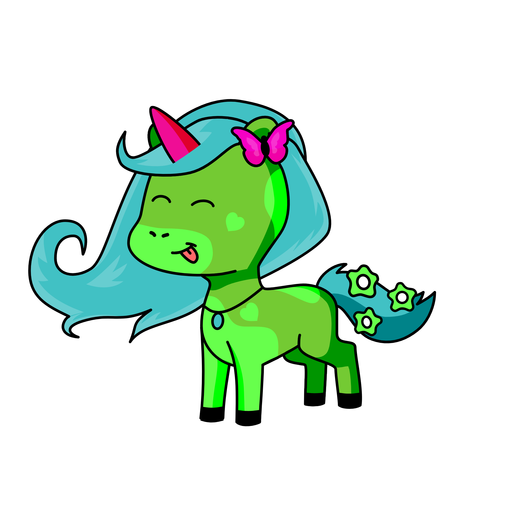 Minty , the unicorn