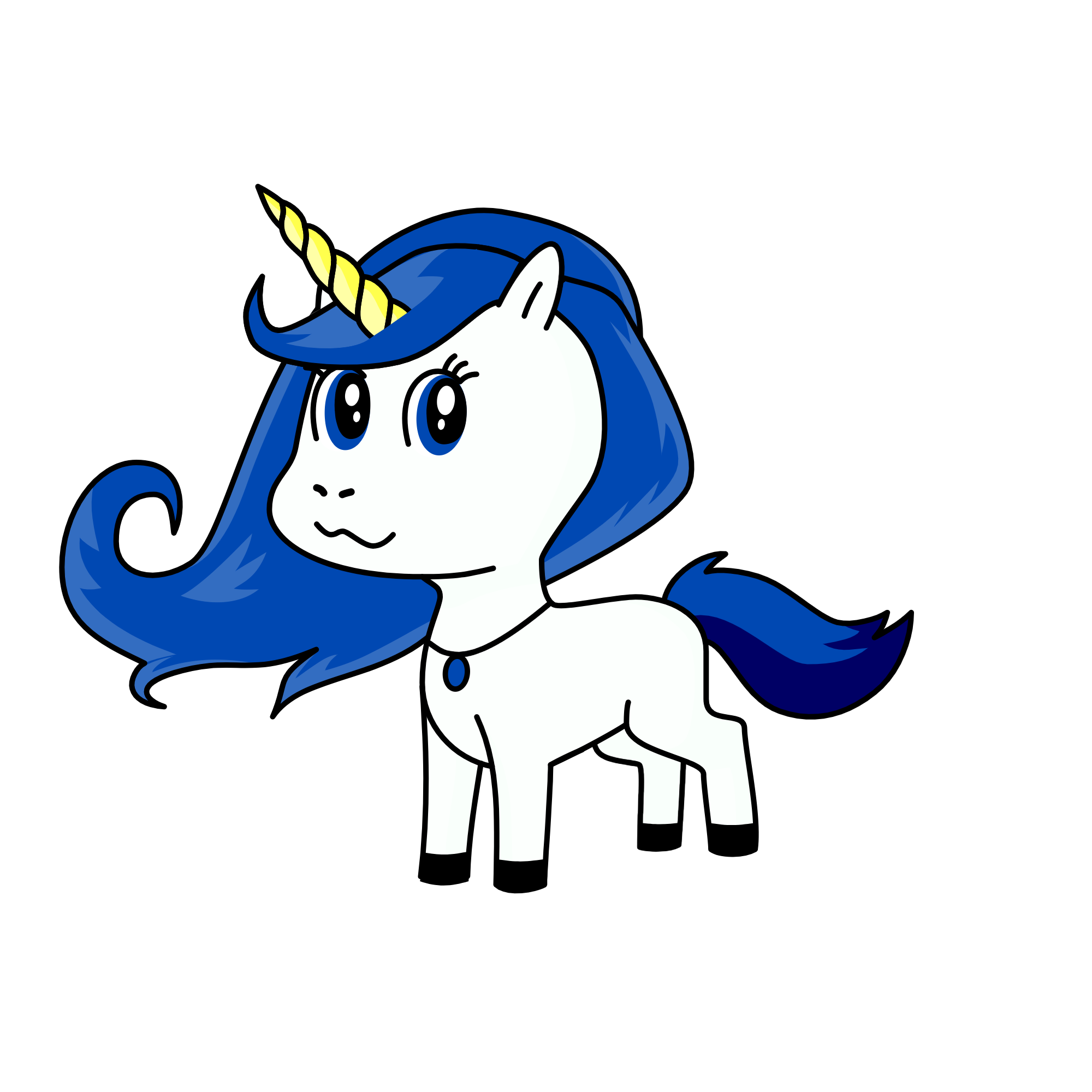 Winter, the unicorn