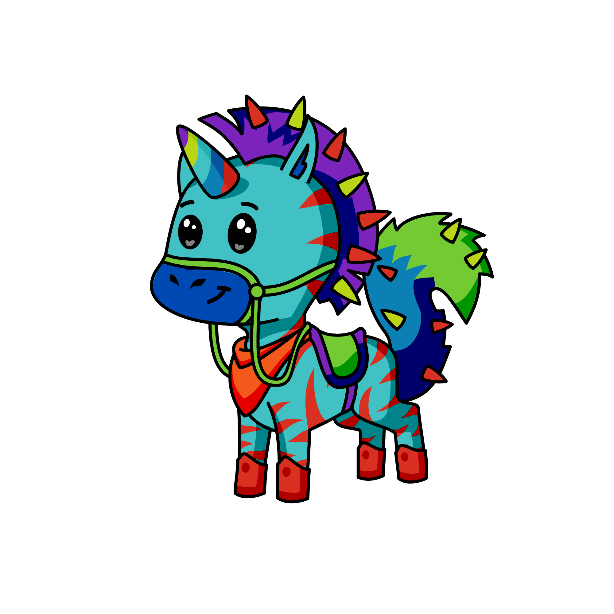 cute cool, the unicorn