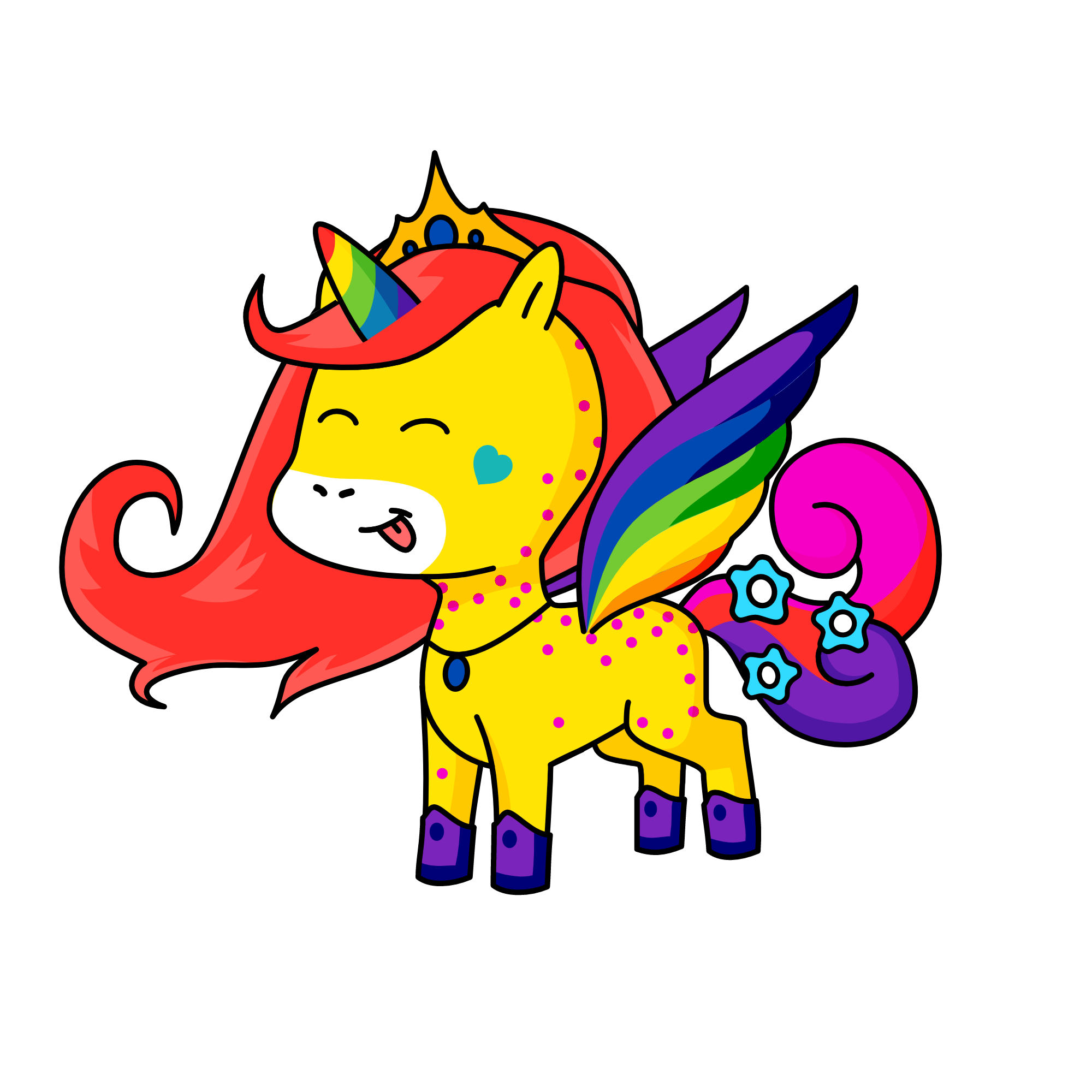 Queen, the unicorn
