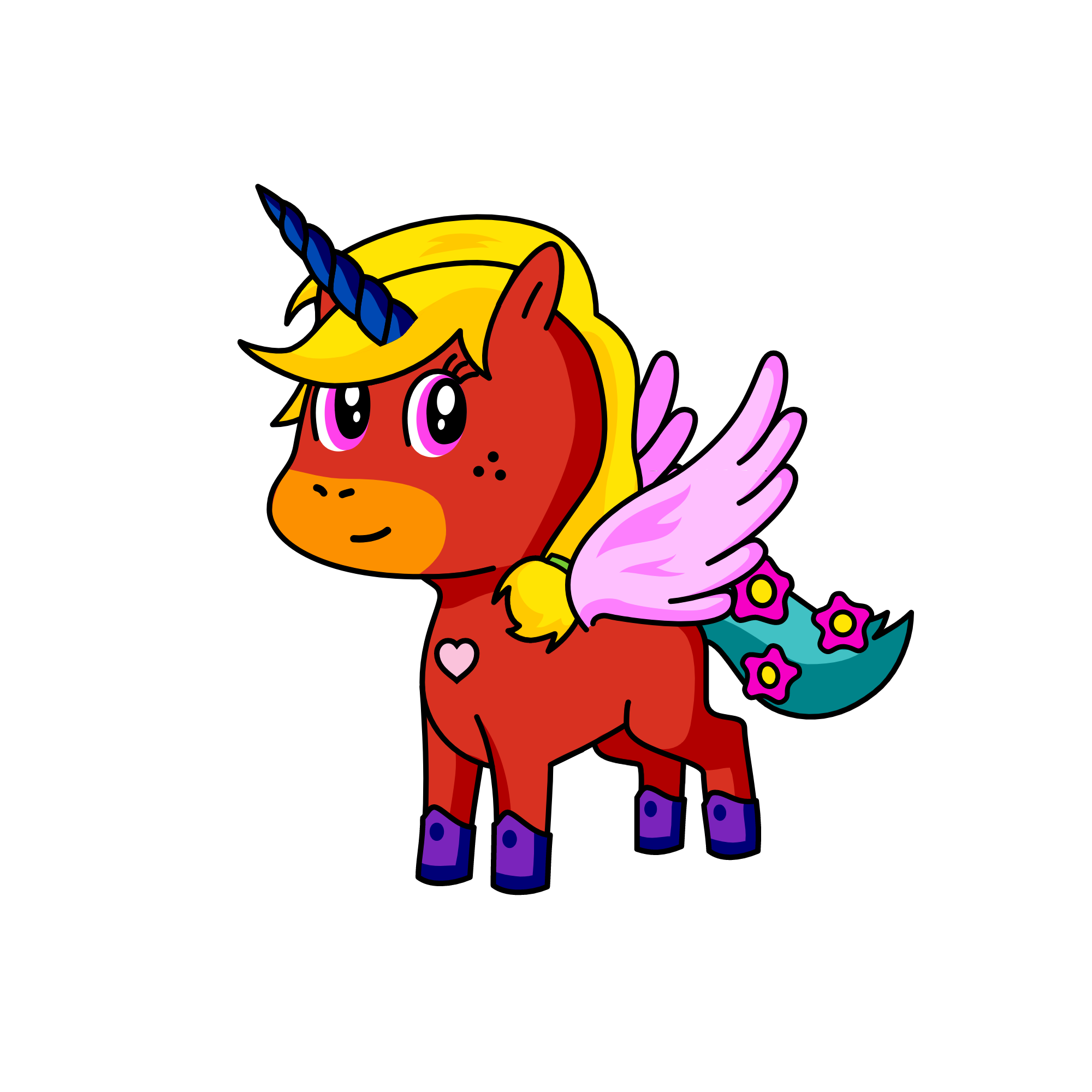 rainbowaaaaaaaaa, the unicorn