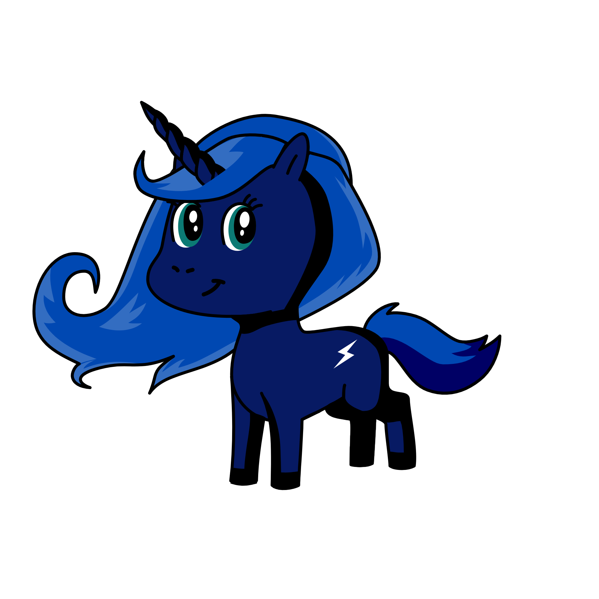 Luna, the unicorn