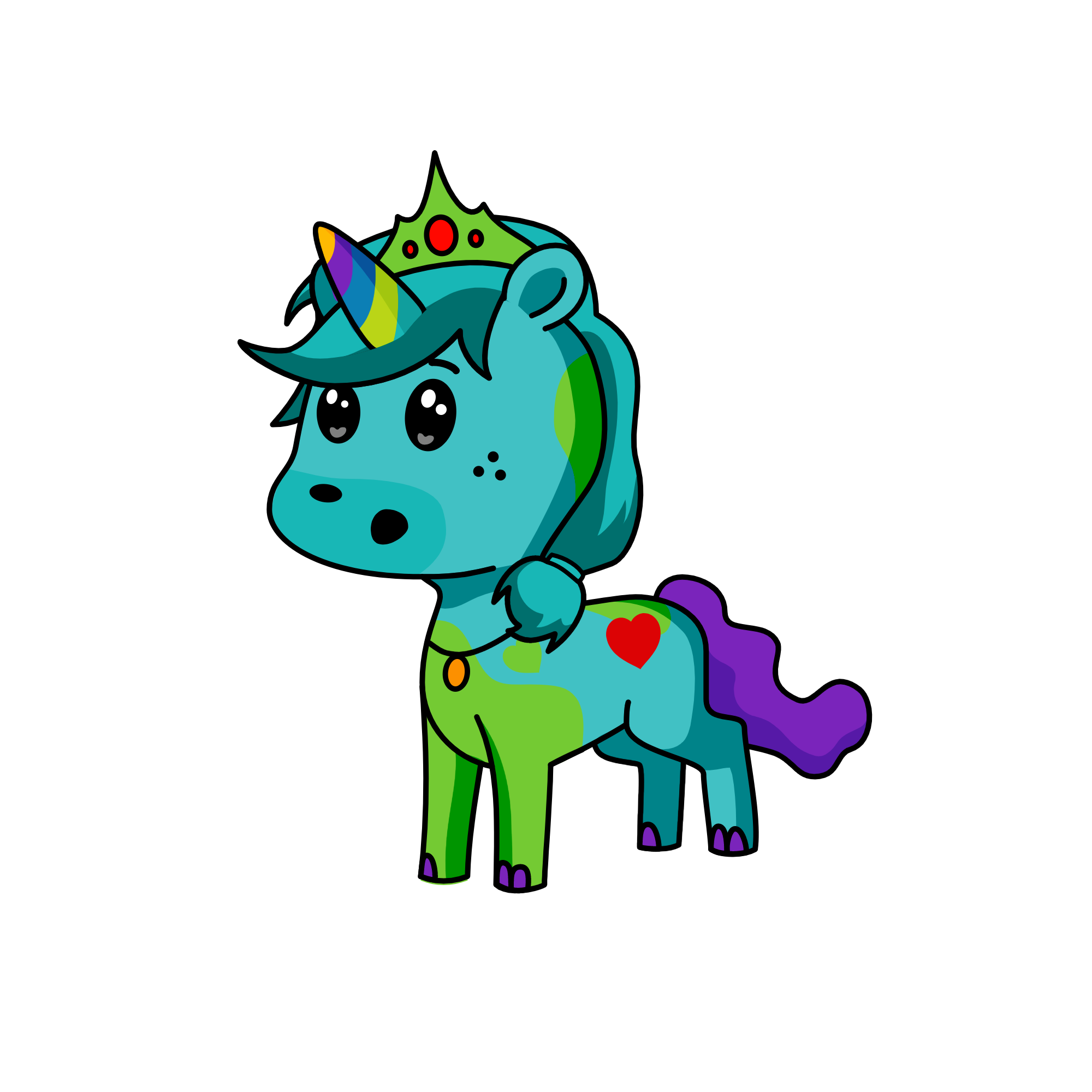 hi, the unicorn