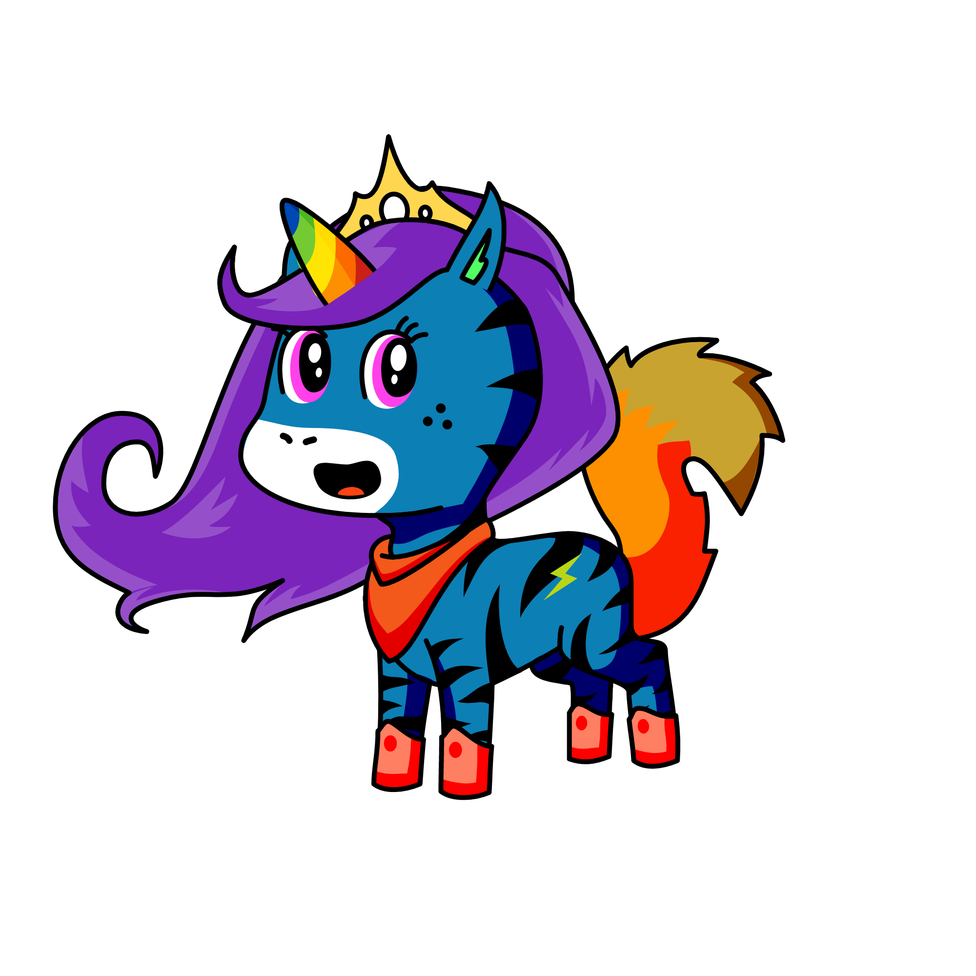 Princess Snow, the unicorn