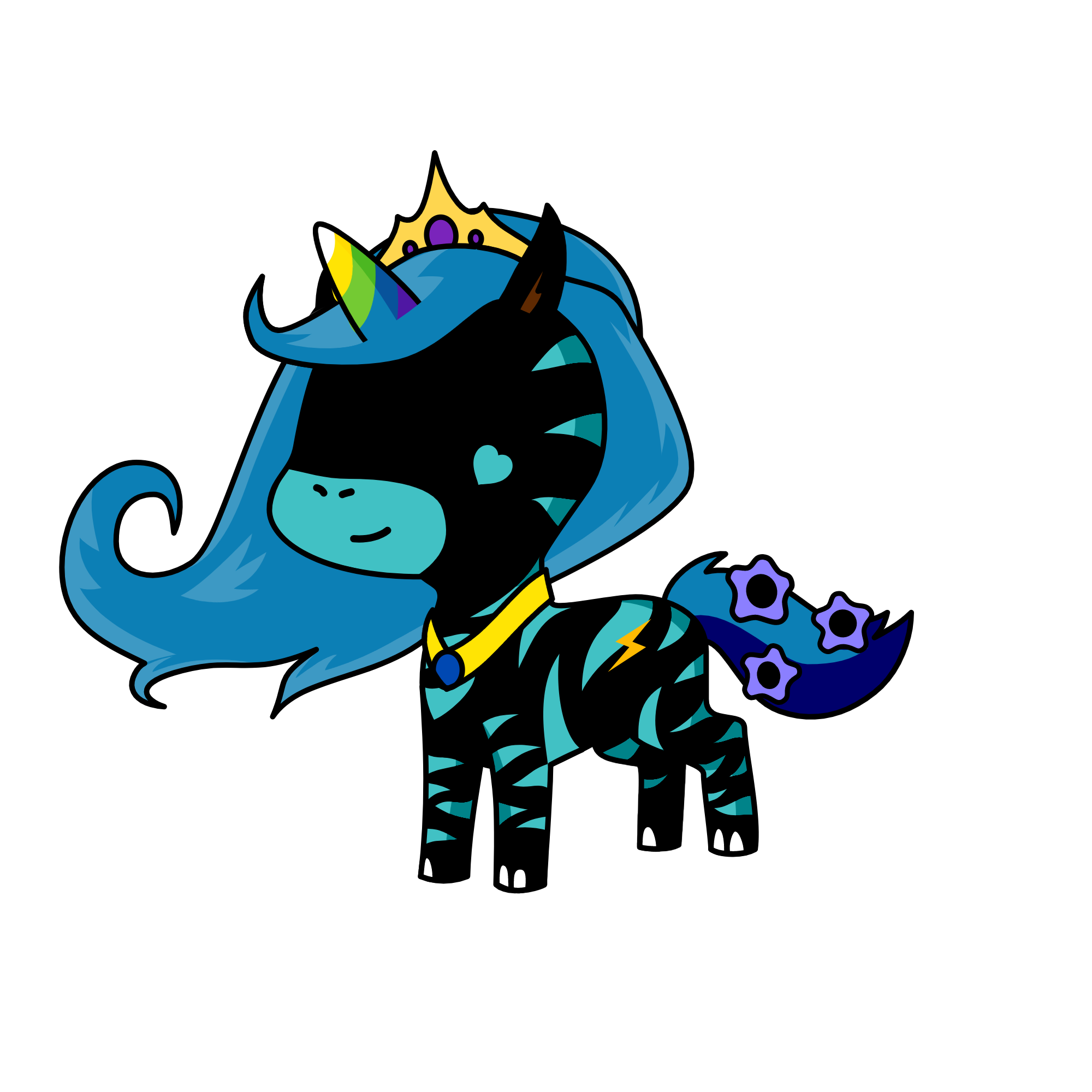 Queen moonblast nightmare, the unicorn