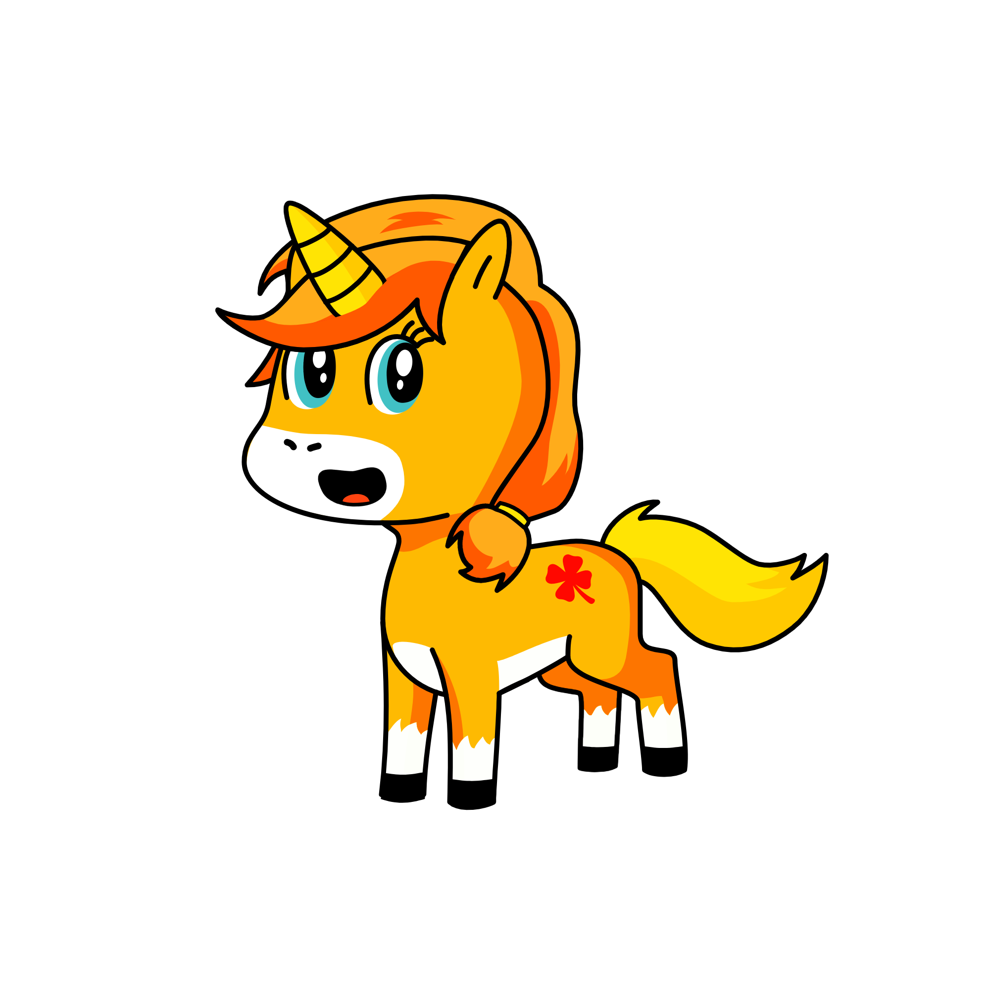 APPLE JACK, the unicorn